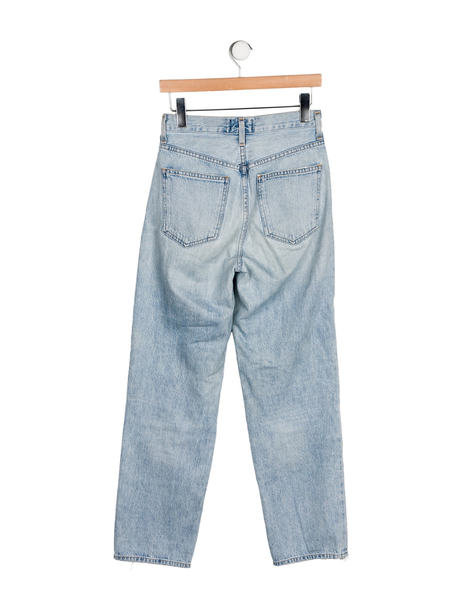 AGOLDE High-Rise Straight Leg Jeans