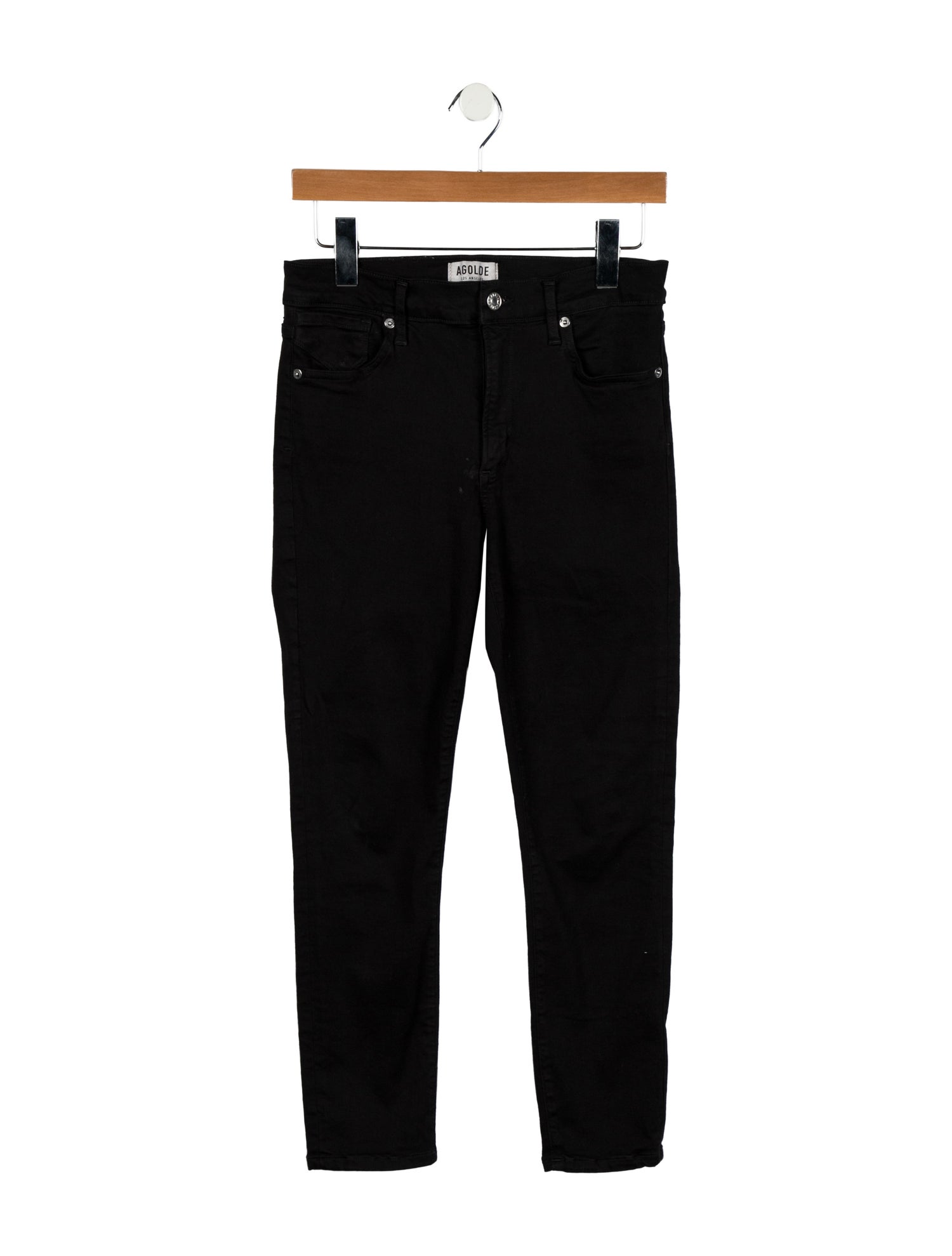 AGOLDE Mid-Rise Skinny Leg Jeans