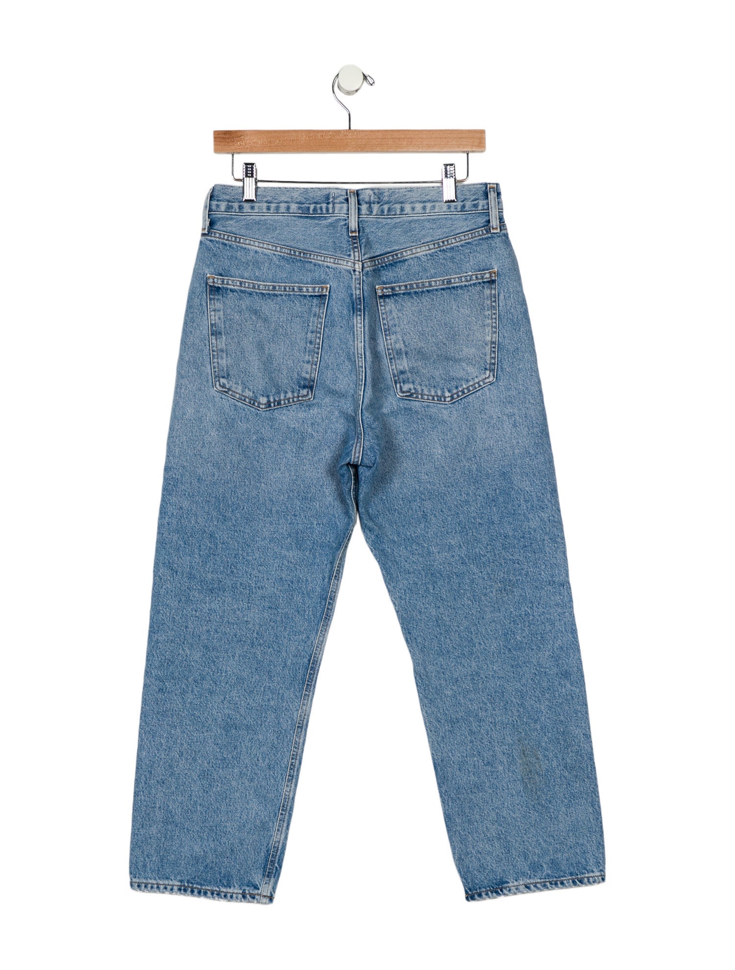 AGOLDE High-Rise Straight Leg Jeans