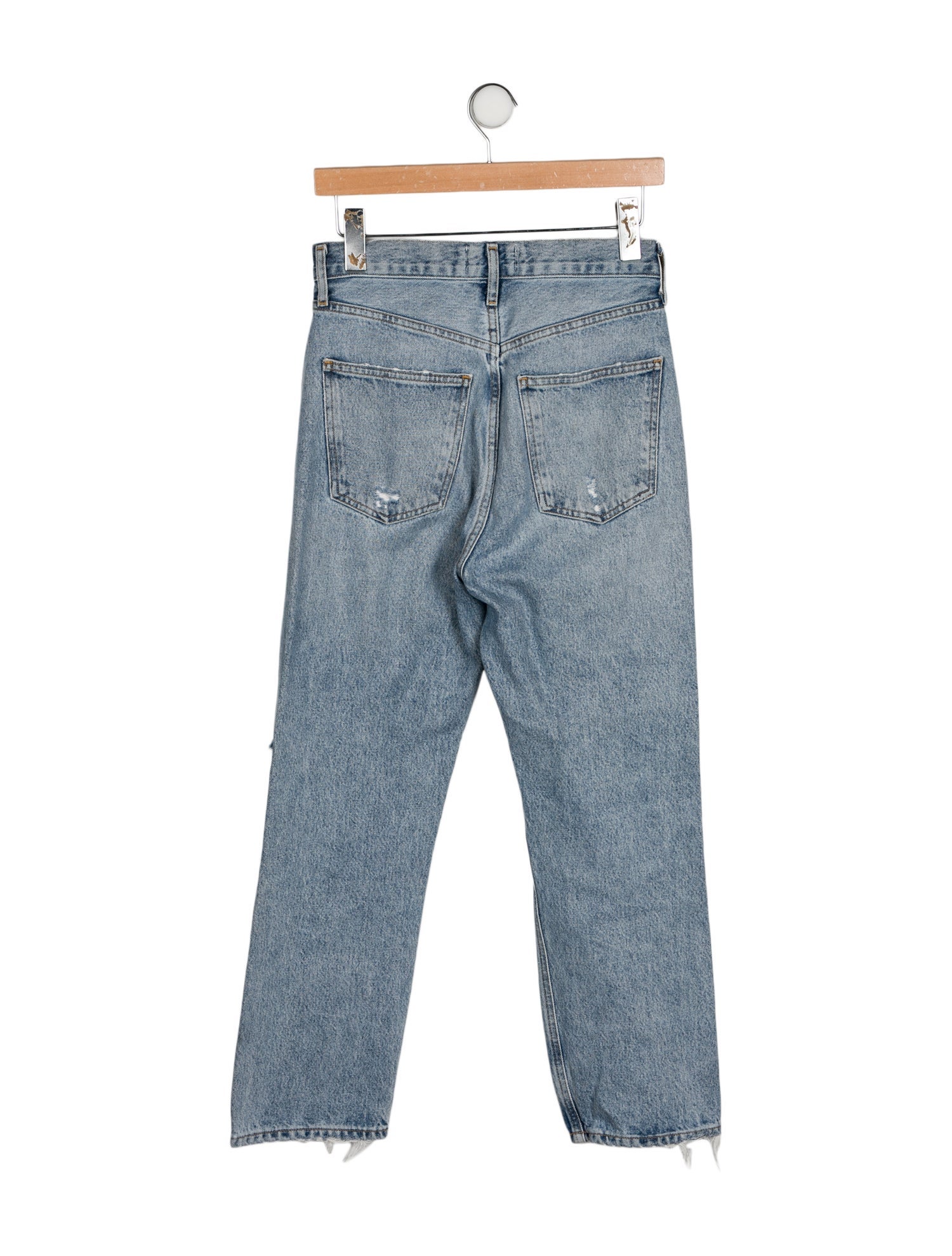 AGOLDE High-Rise Straight Leg Jeans