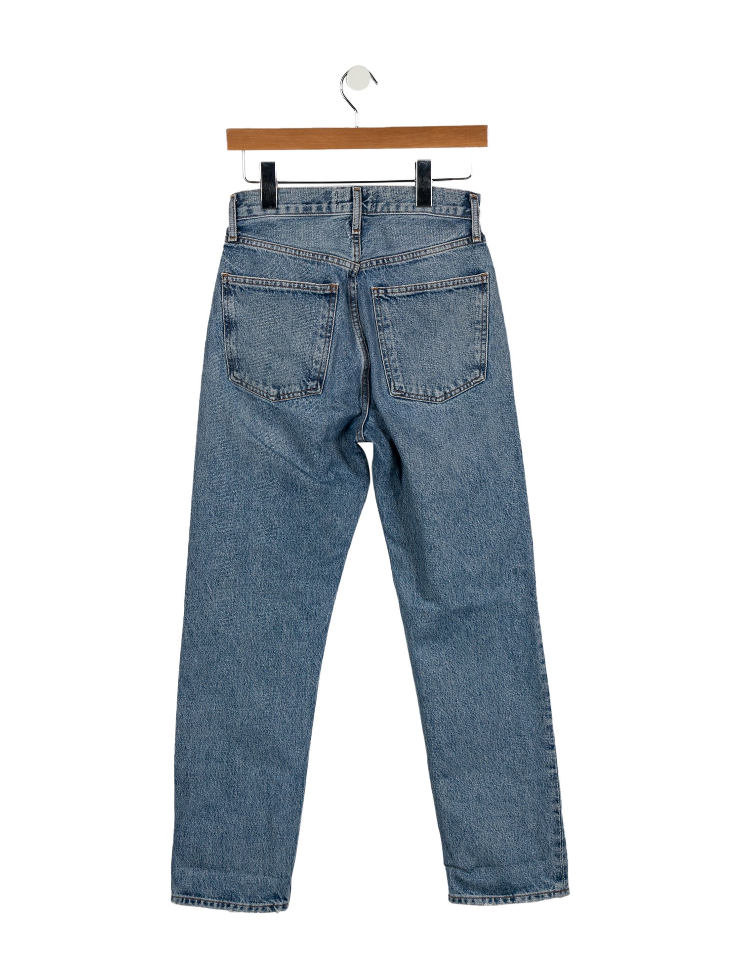 AGOLDE High-Rise Straight Leg Jeans