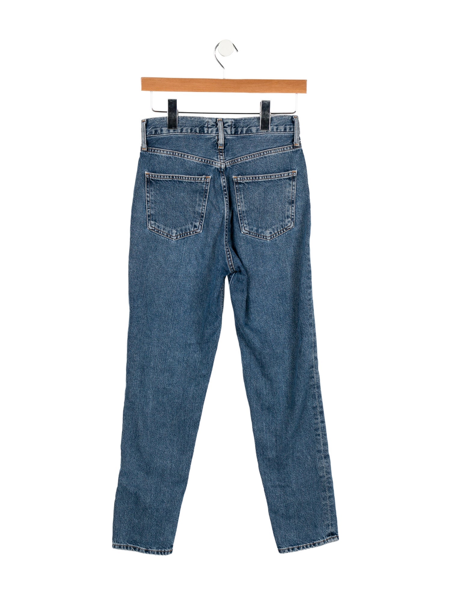 AGOLDE Mid-Rise Skinny Leg Jeans