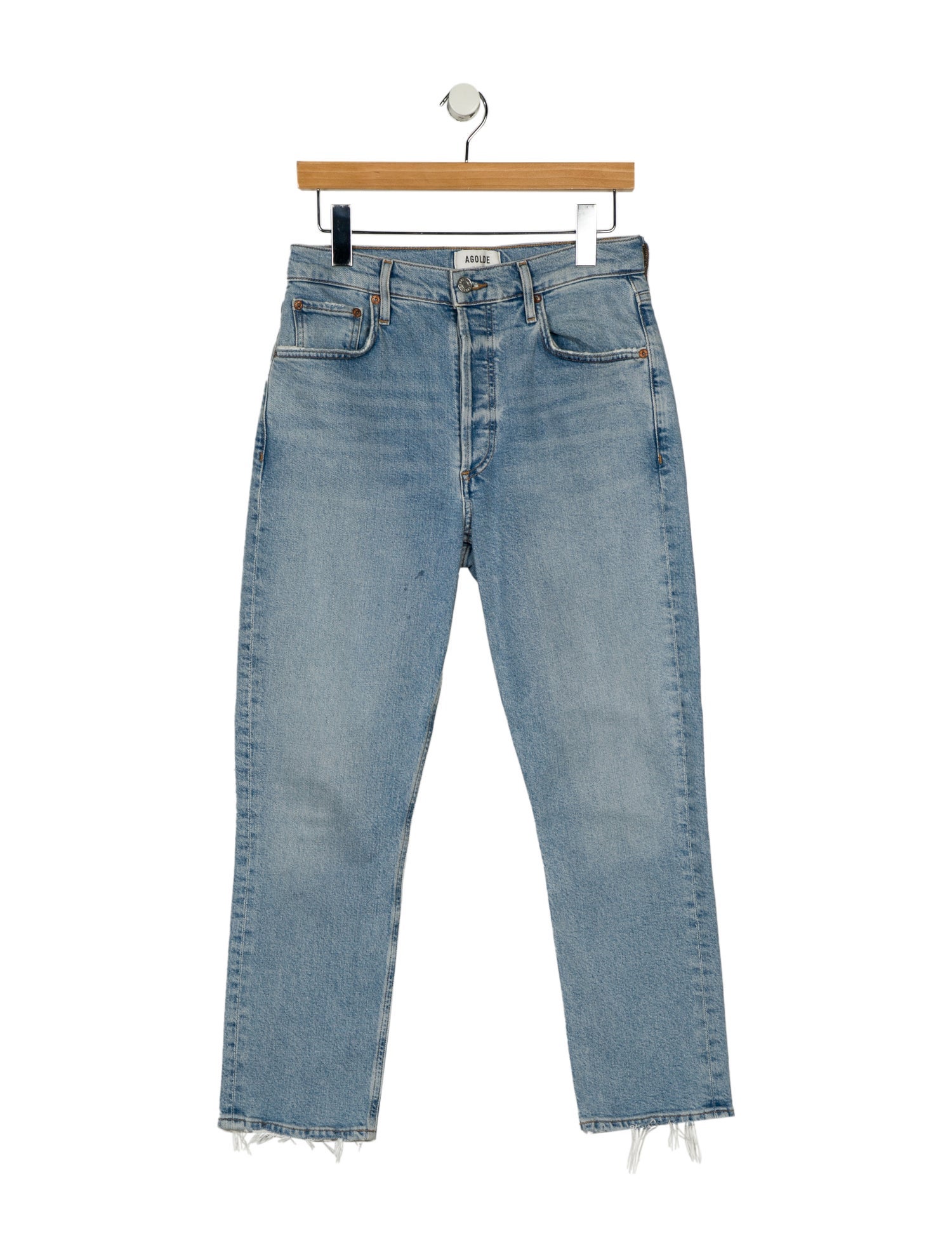 AGOLDE High-Rise Straight Leg Jeans