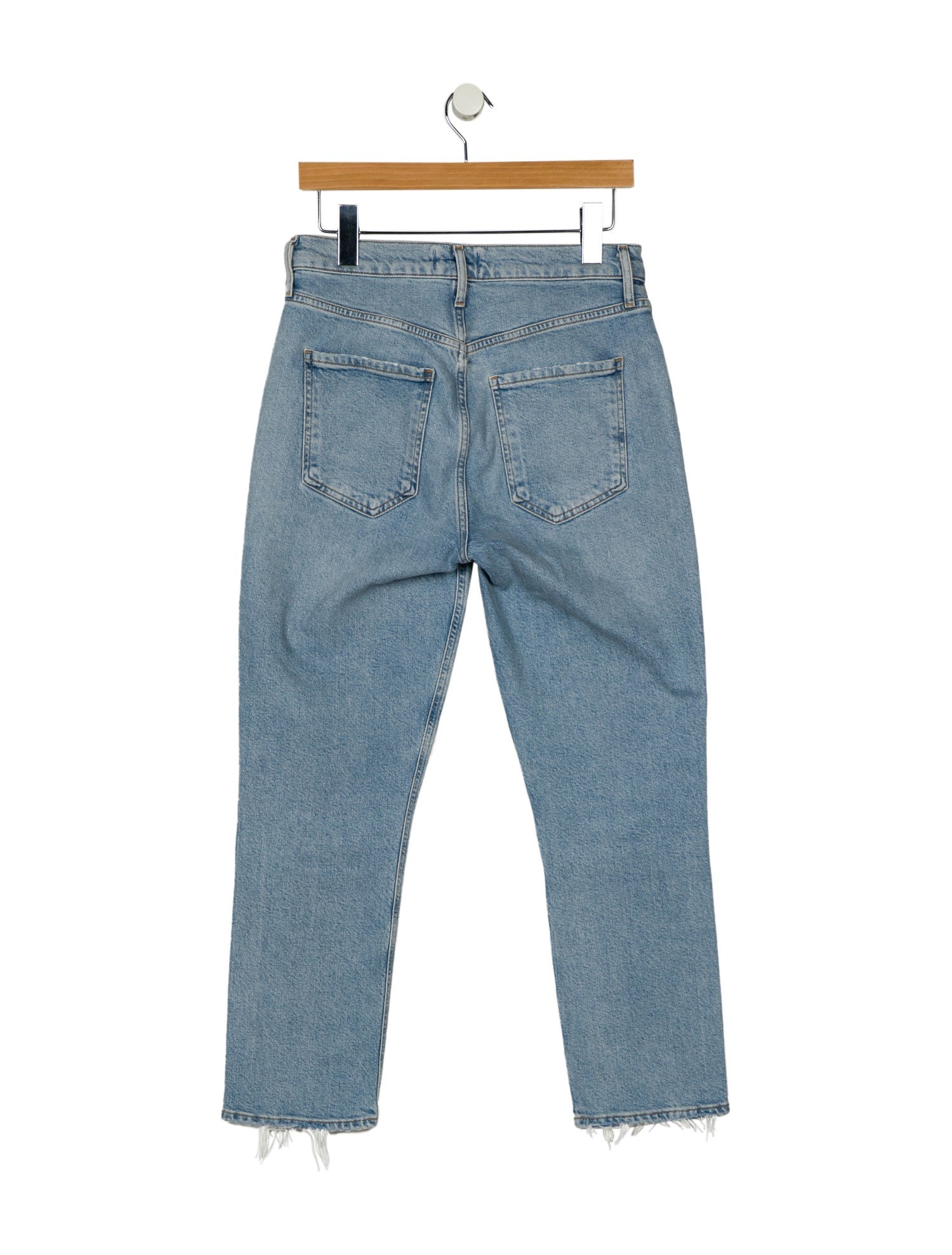 AGOLDE High-Rise Straight Leg Jeans