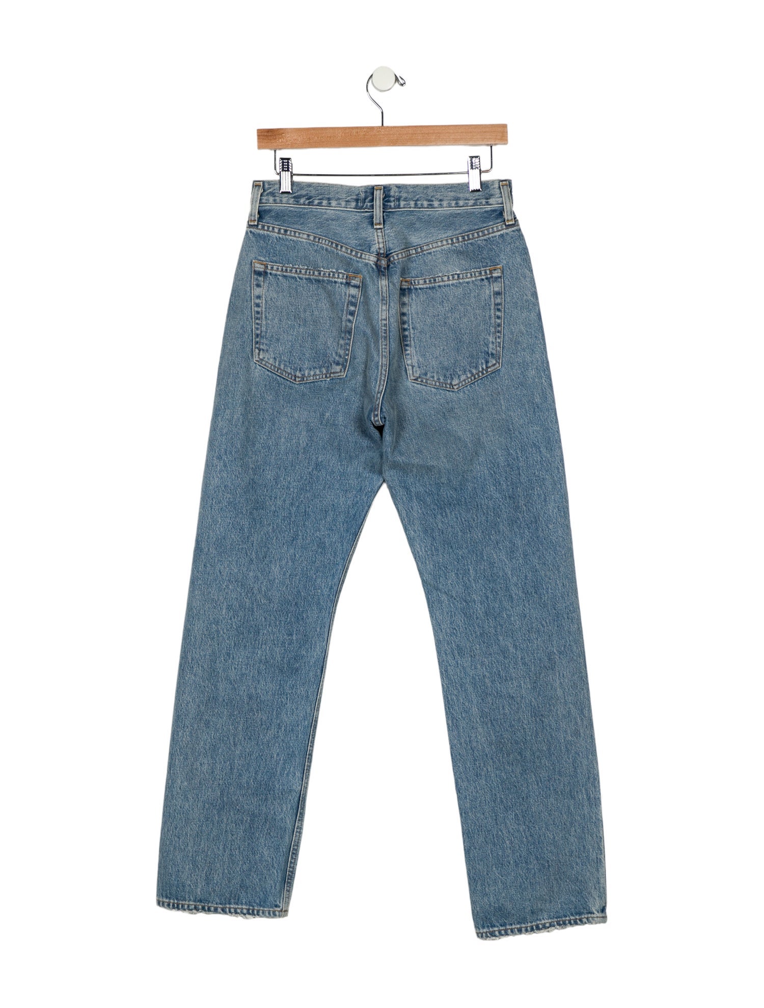 AGOLDE High-Rise Straight Leg Jeans