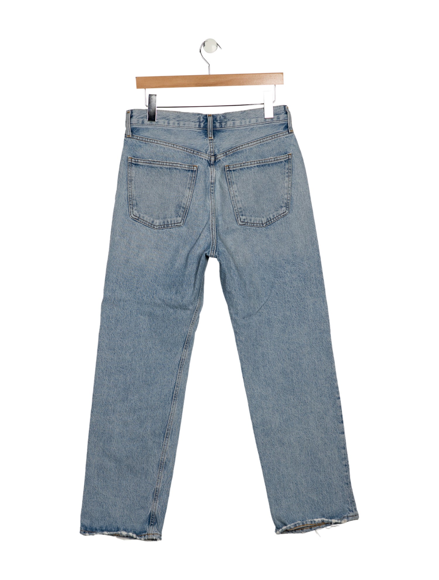 AGOLDE Mid-Rise Straight Leg Jeans