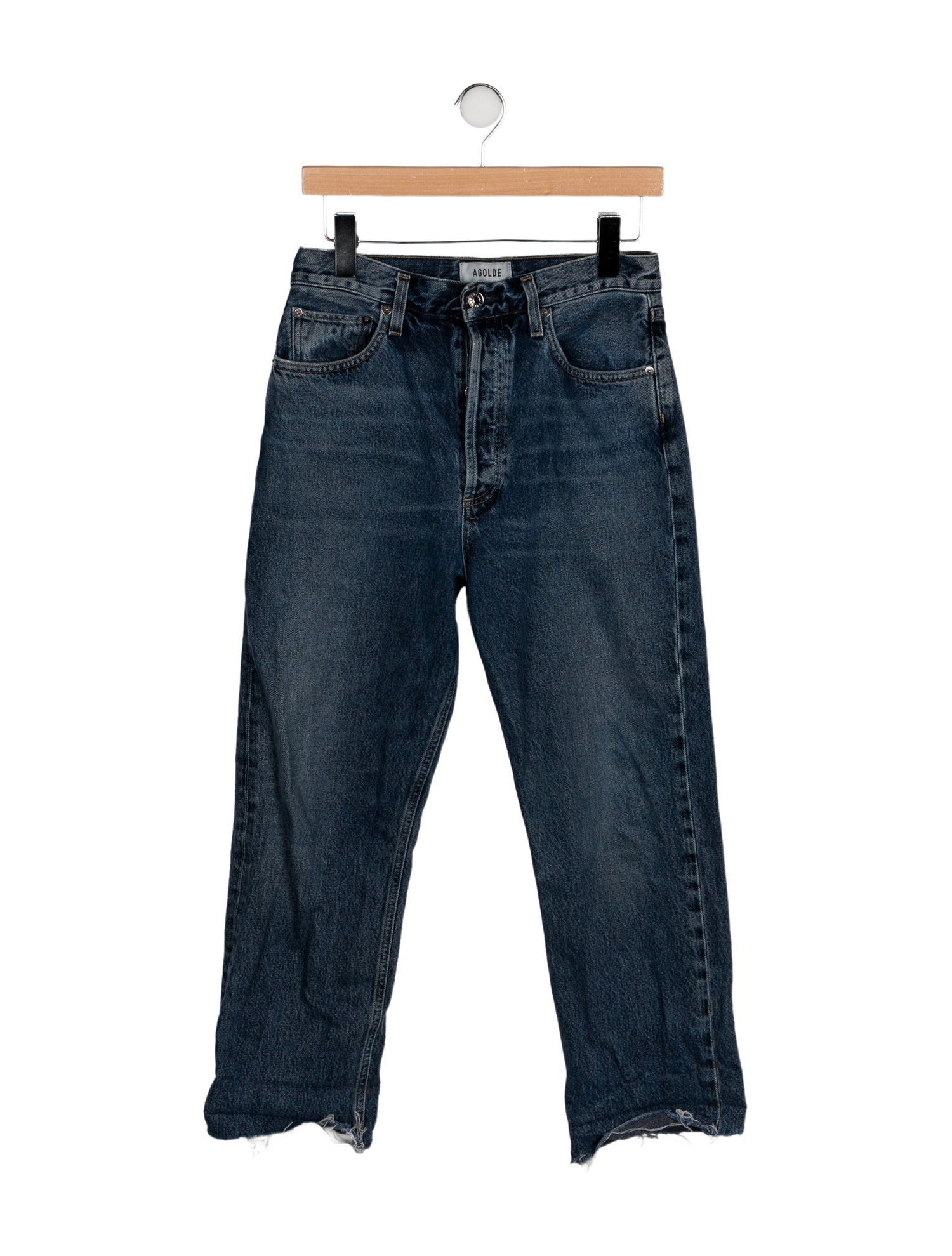 AGOLDE High-Rise Straight Leg Jeans