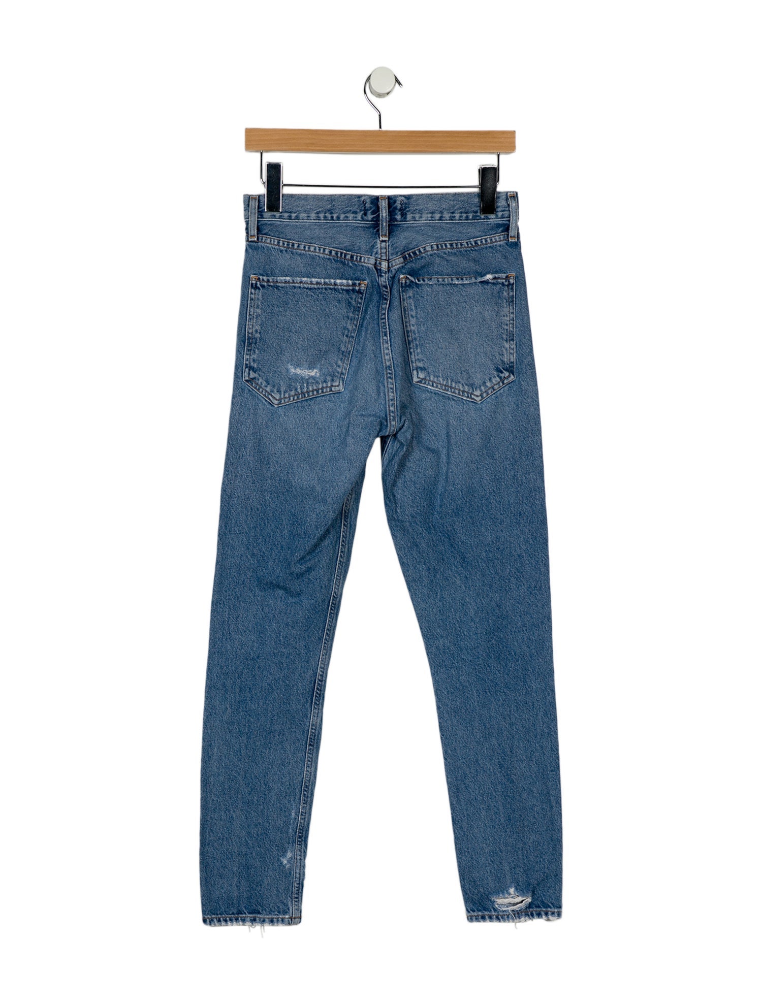 AGOLDE Mid-Rise Skinny Leg Jeans