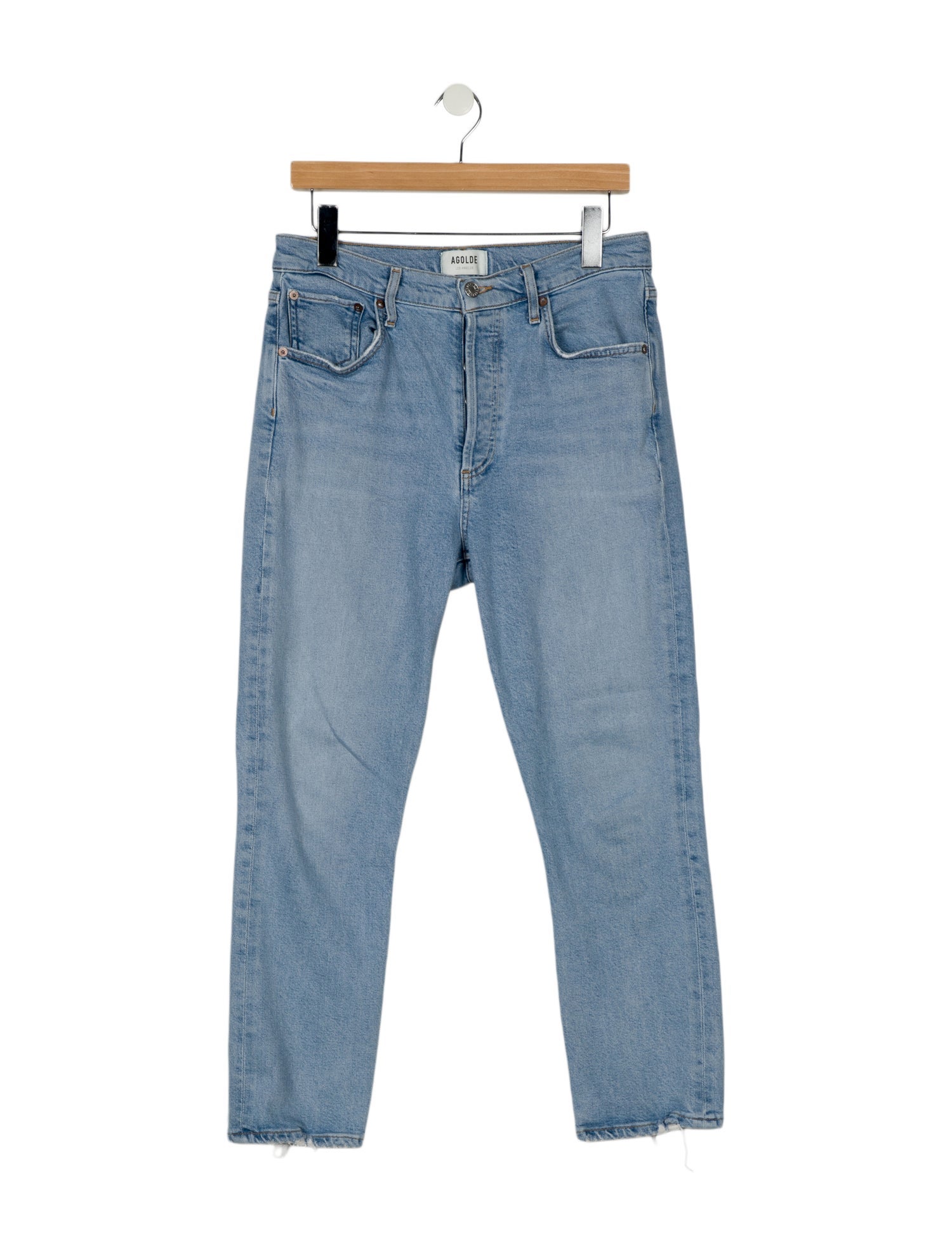 AGOLDE Mid-Rise Skinny Leg Jeans