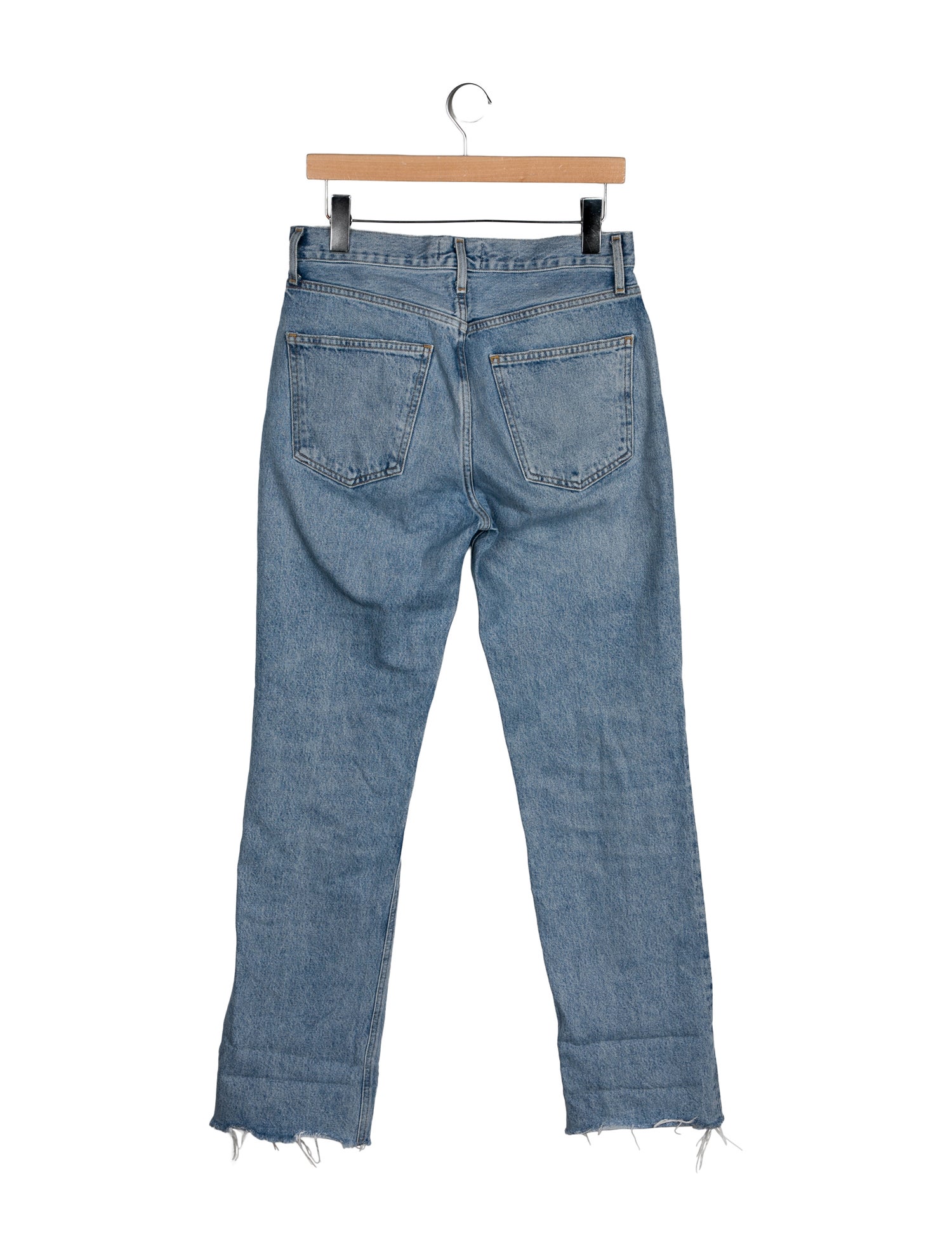AGOLDE High-Rise Straight Leg Jeans