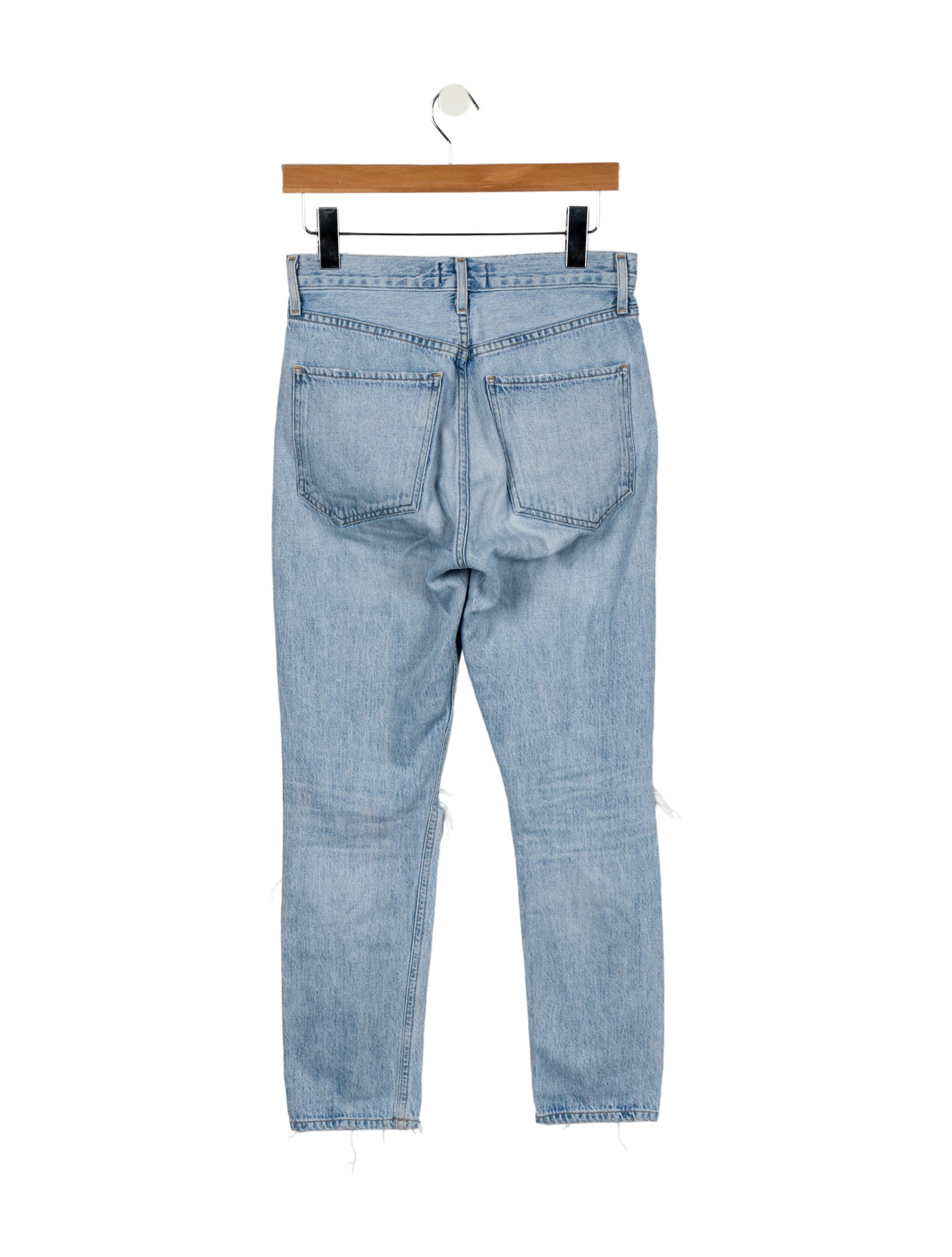 AGOLDE Mid-Rise Skinny Leg Jeans