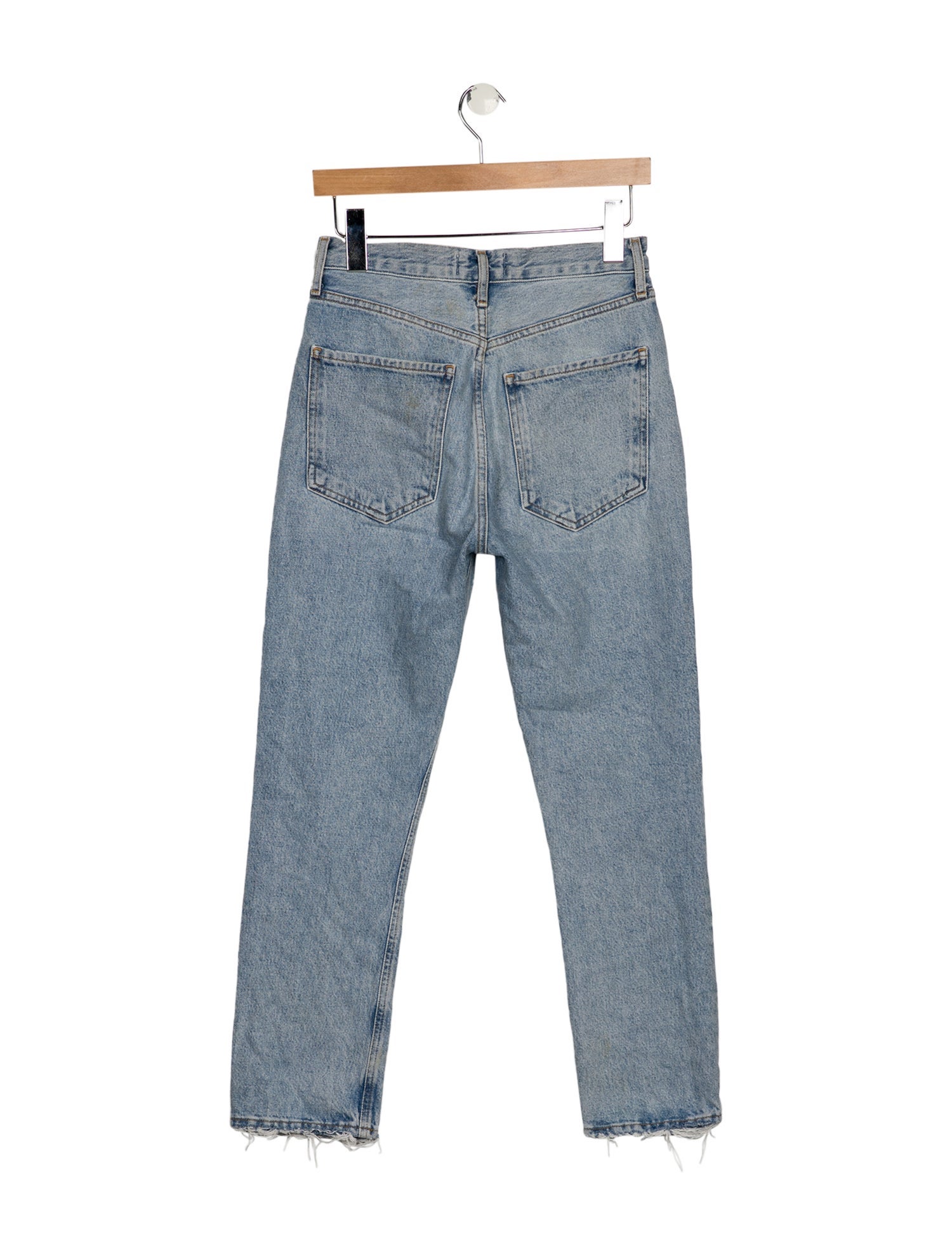 AGOLDE Mid-Rise Straight Leg Jeans