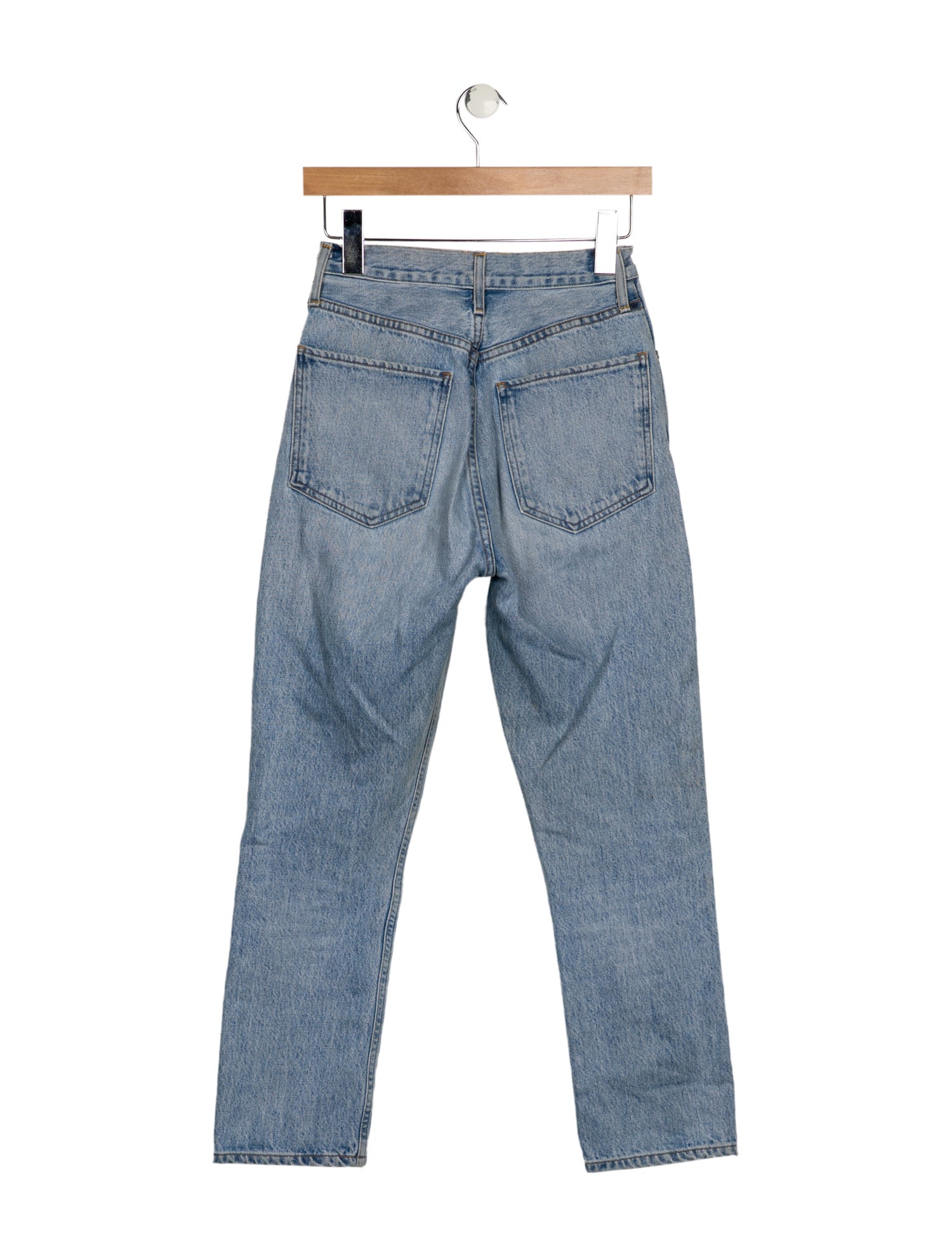 AGOLDE High-Rise Straight Leg Jeans