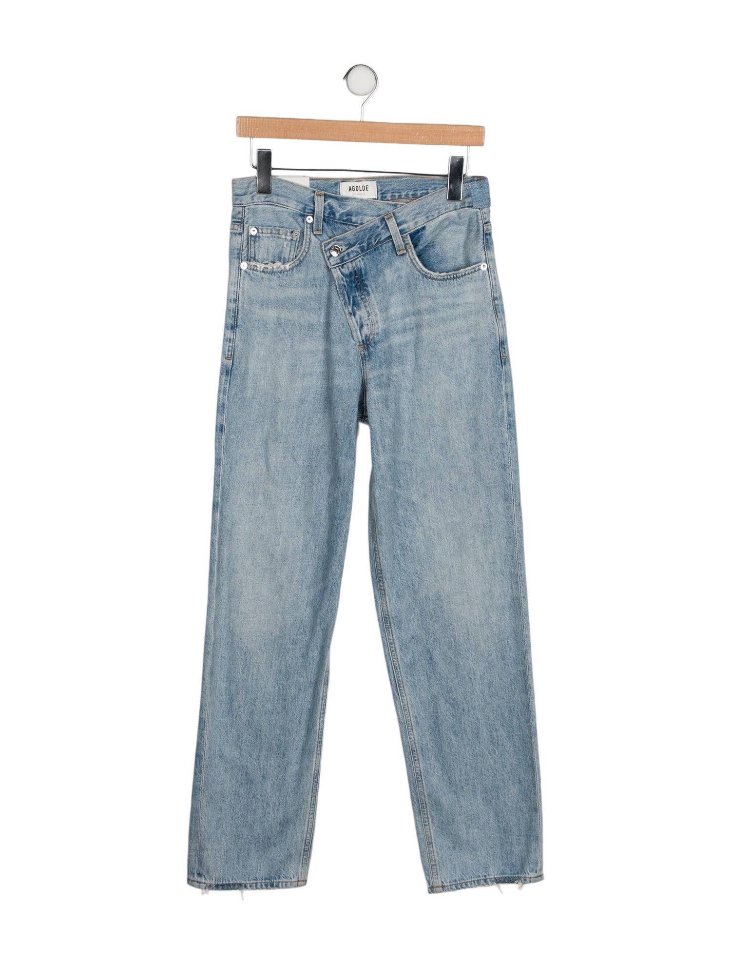 AGOLDE High-Rise Straight Leg Jeans