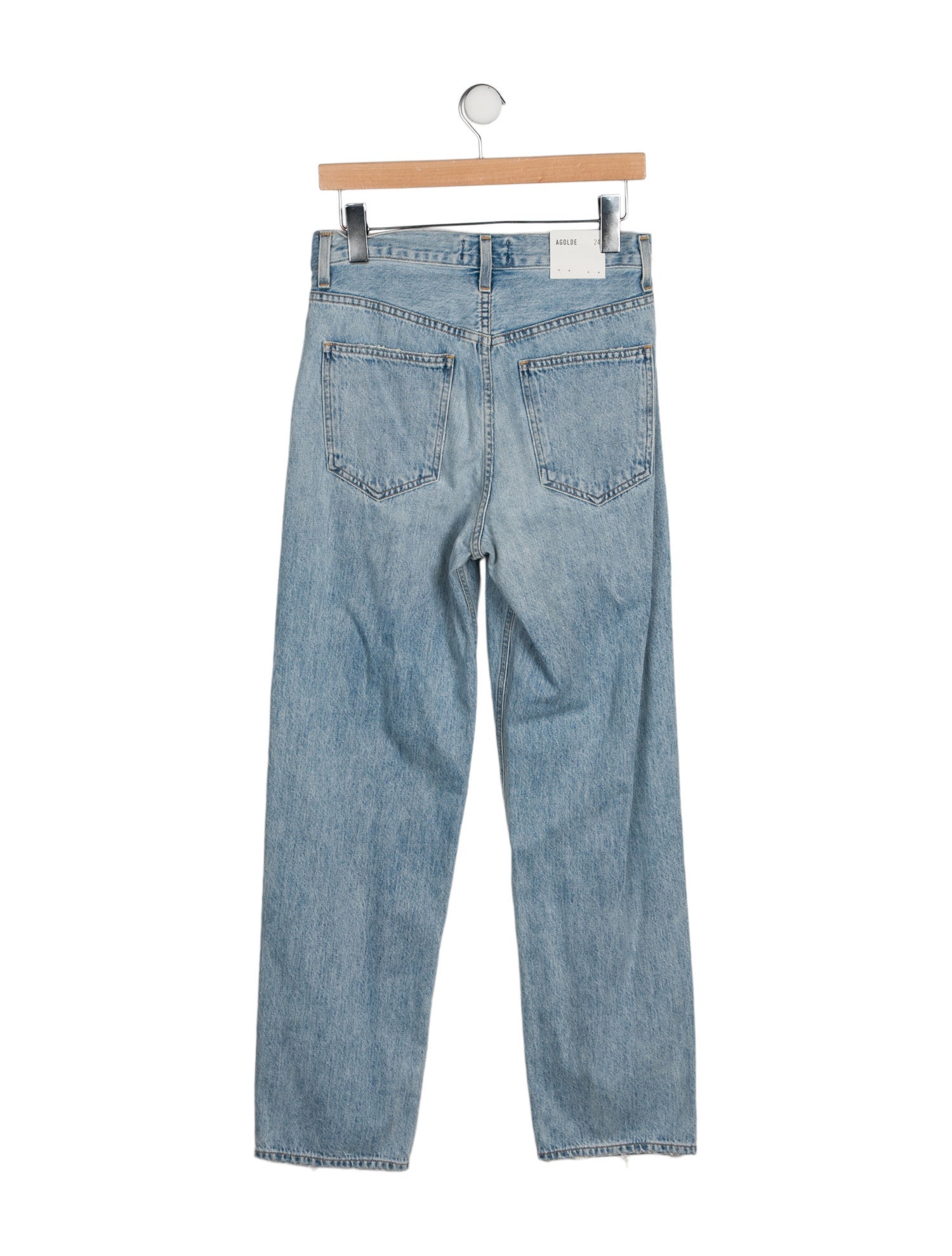 AGOLDE High-Rise Straight Leg Jeans