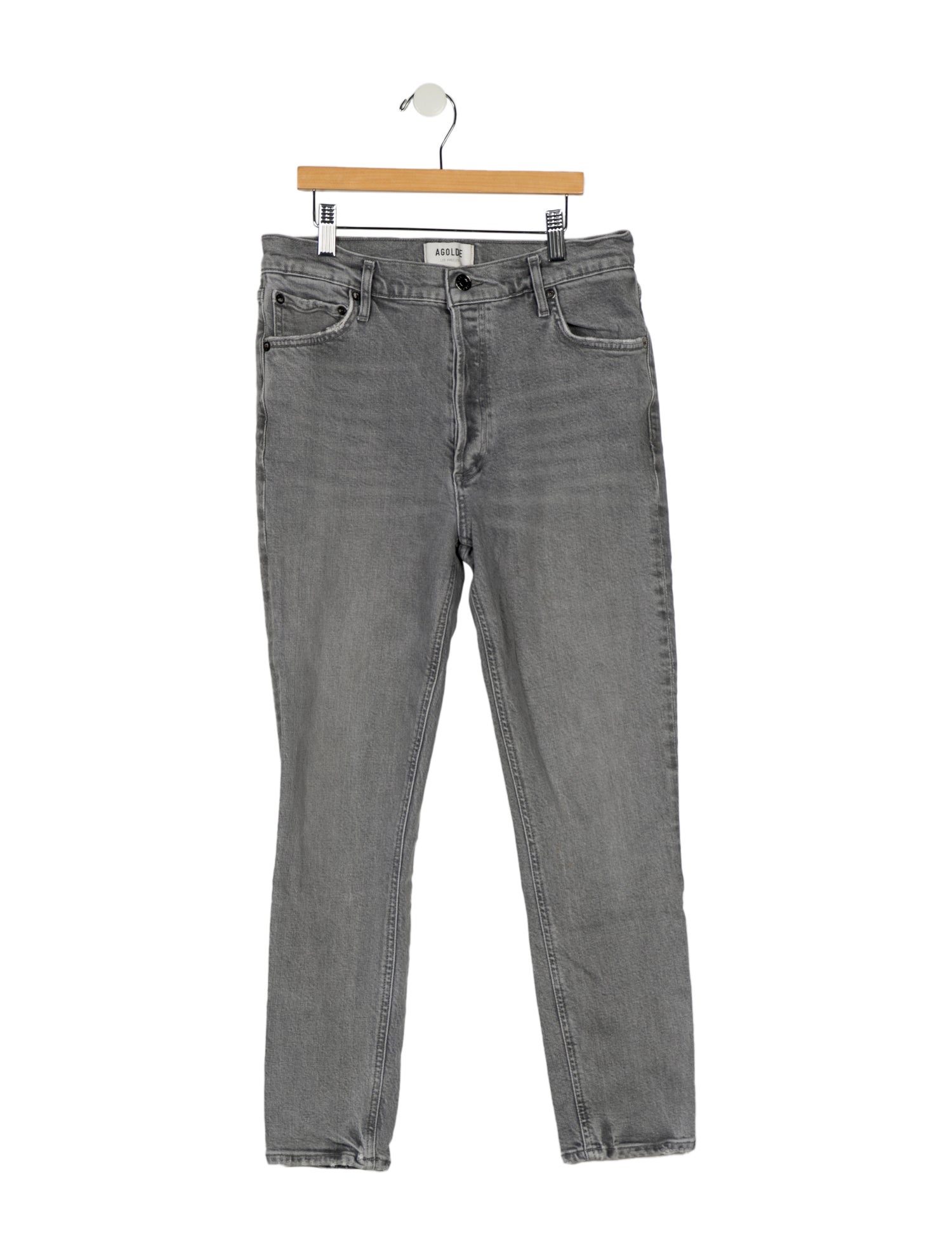AGOLDE Mid-Rise Skinny Leg Jeans