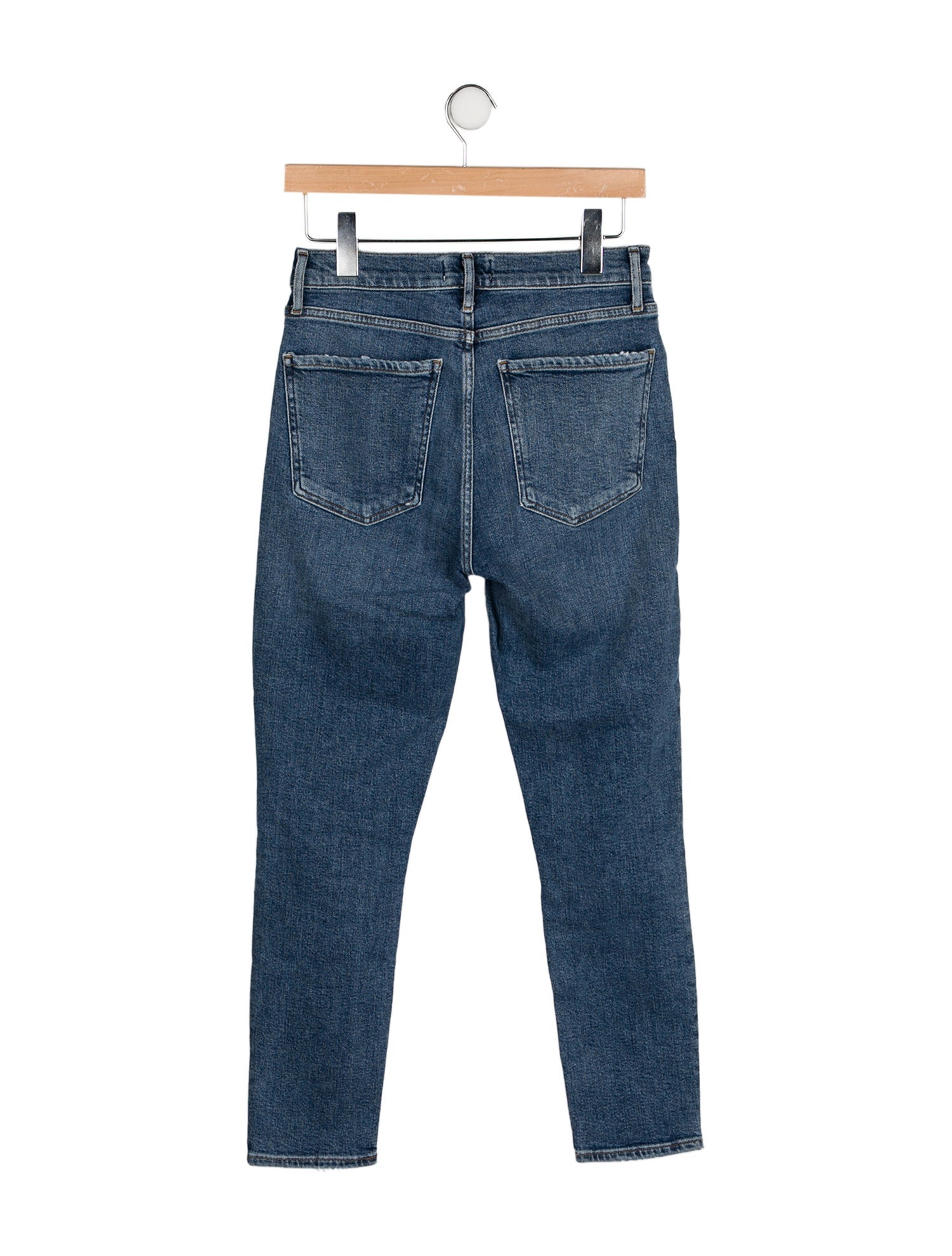 AGOLDE Mid-Rise Skinny Leg Jeans