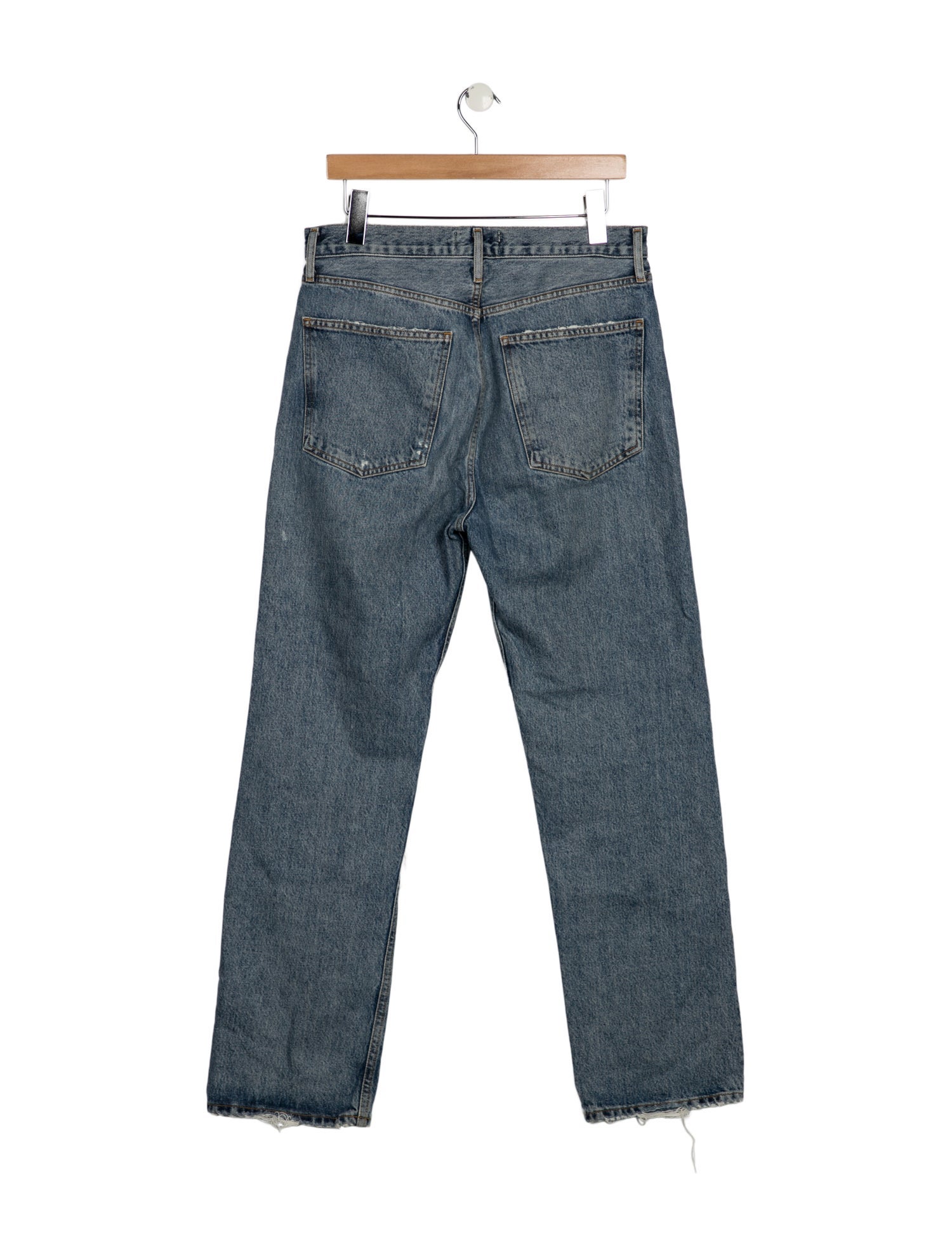 AGOLDE High-Rise Straight Leg Jeans