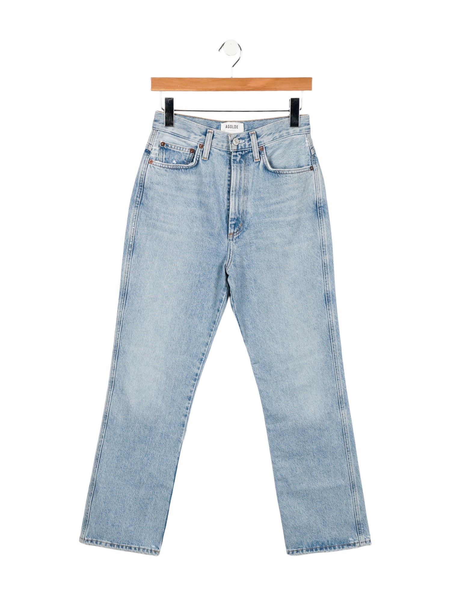 AGOLDE High-Rise Straight Leg Jeans