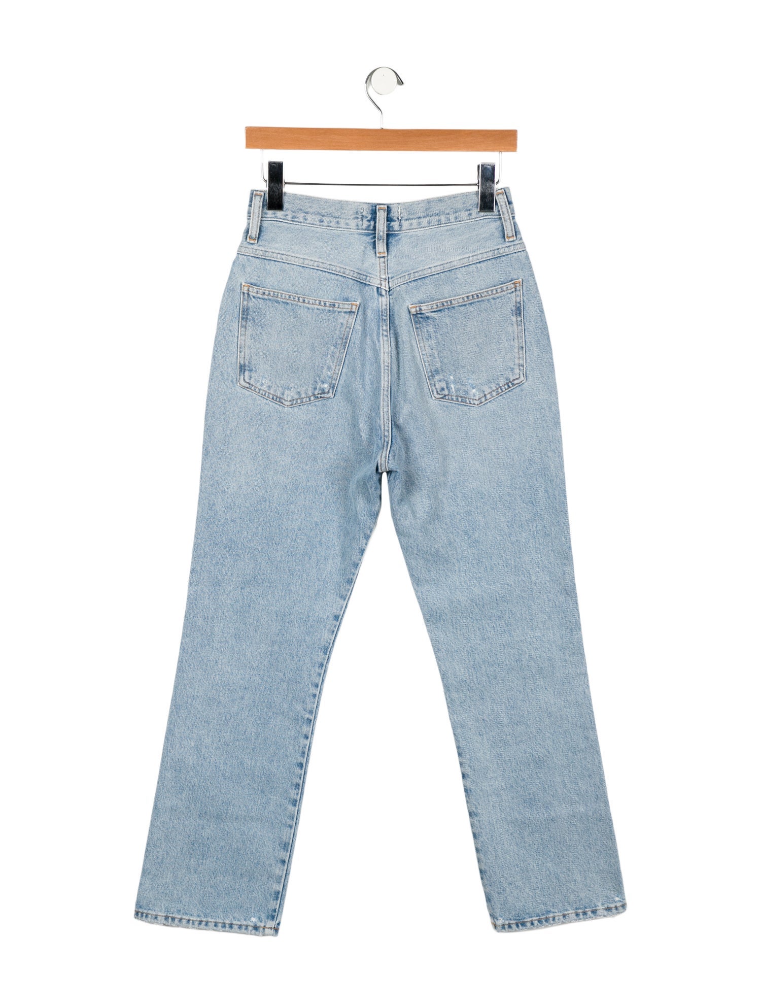 AGOLDE High-Rise Straight Leg Jeans