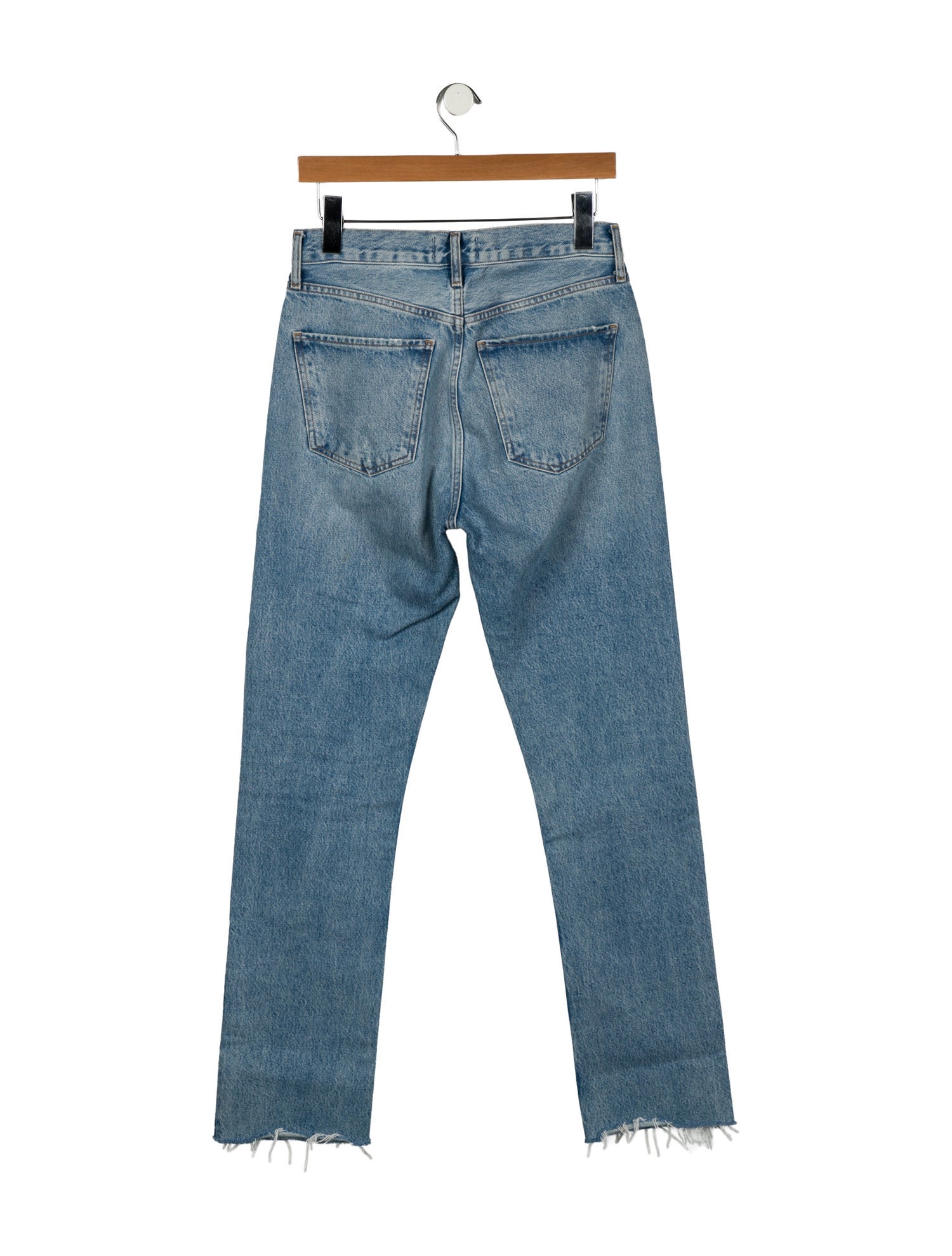 AGOLDE High-Rise Straight Leg Jeans