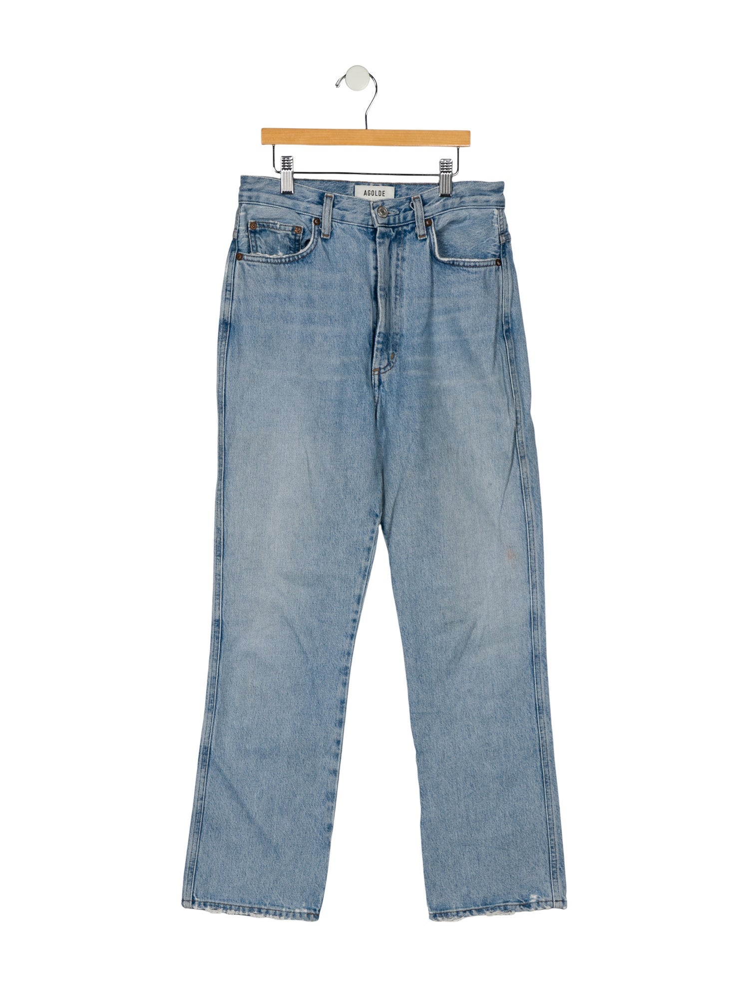 AGOLDE High-Rise Straight Leg Jeans