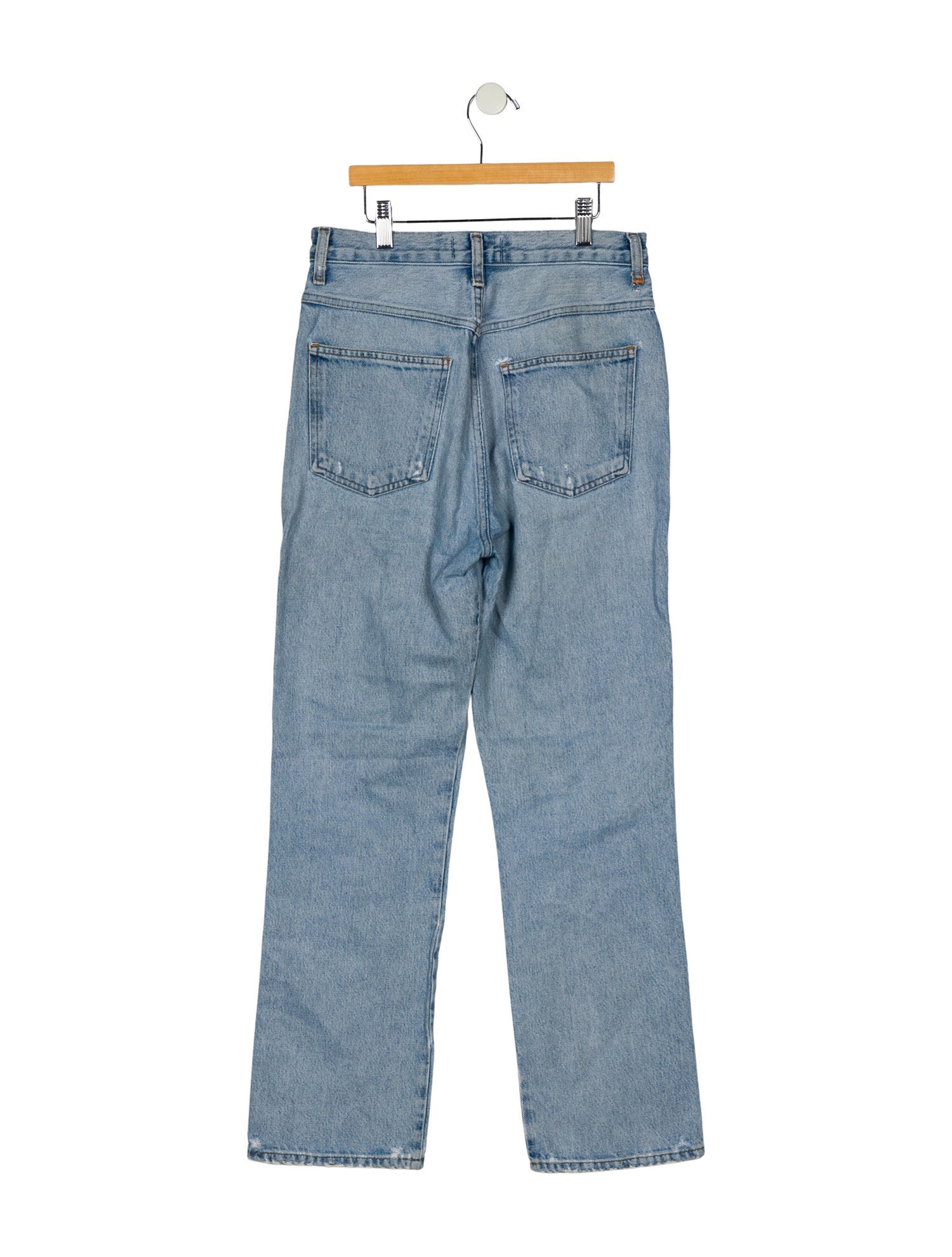 AGOLDE High-Rise Straight Leg Jeans