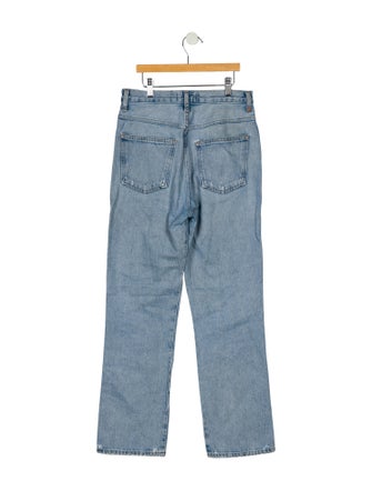 AGOLDE High-Rise Straight Leg Jeans