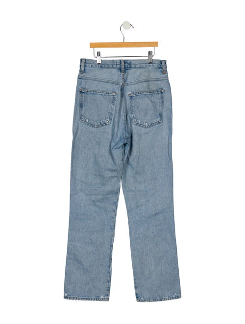 AGOLDE High-Rise Straight Leg Jeans