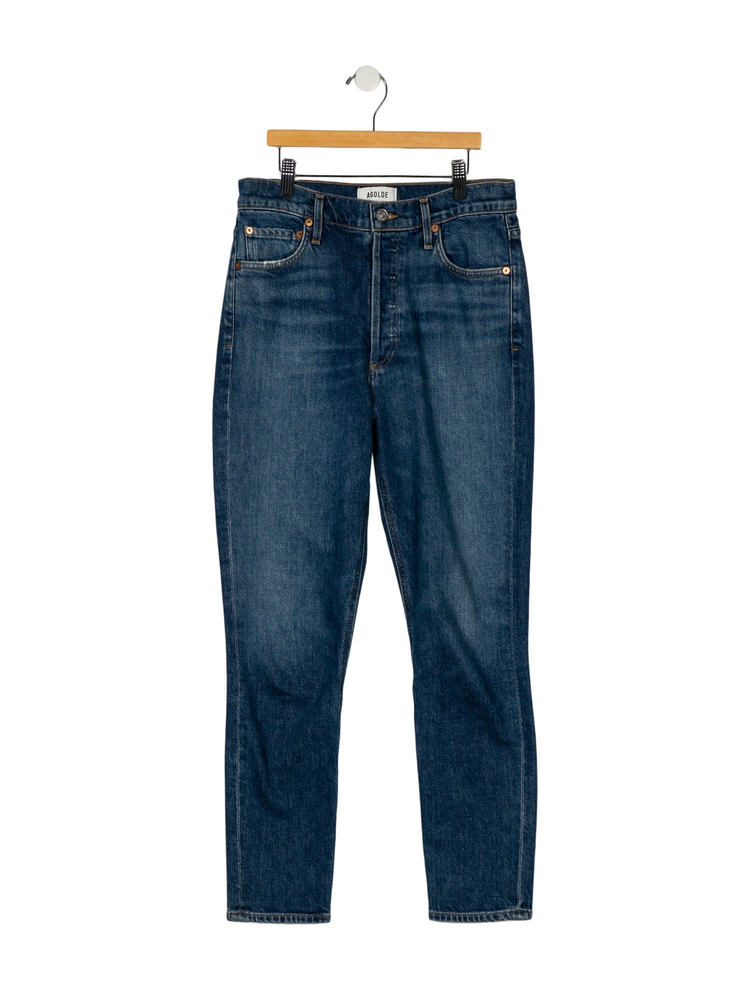 AGOLDE High-Rise Skinny Leg Jeans