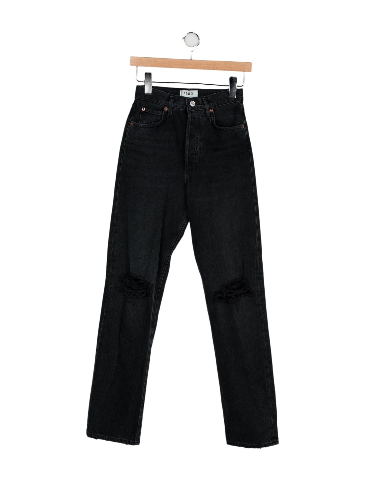 AGOLDE High-Rise Straight Leg Jeans