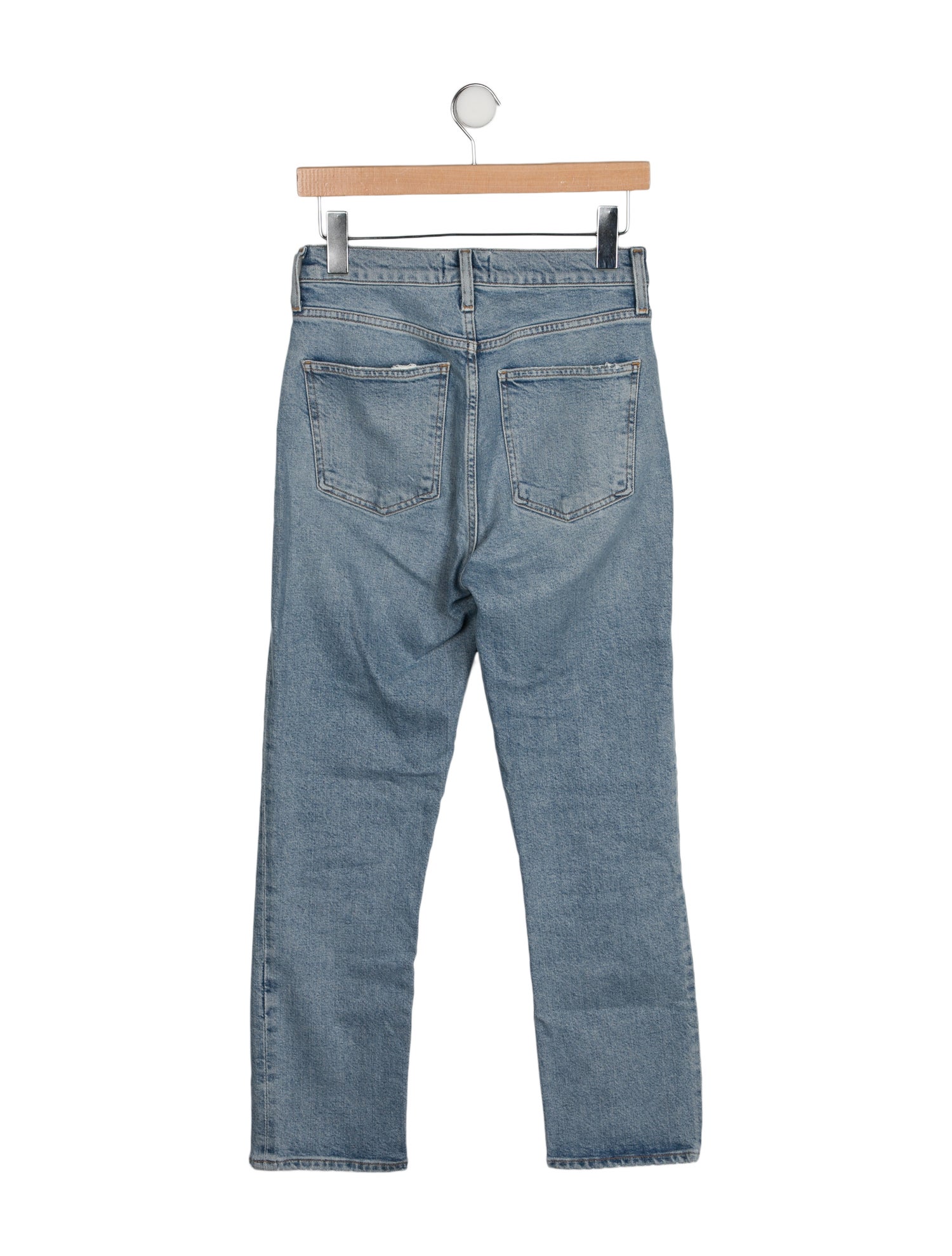AGOLDE High-Rise Straight Leg Jeans