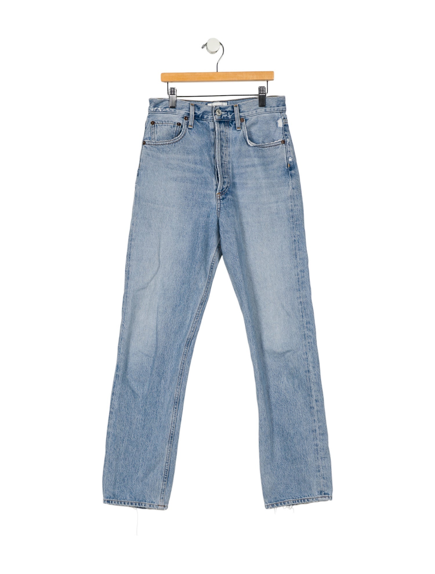 AGOLDE High-Rise Straight Leg Jeans