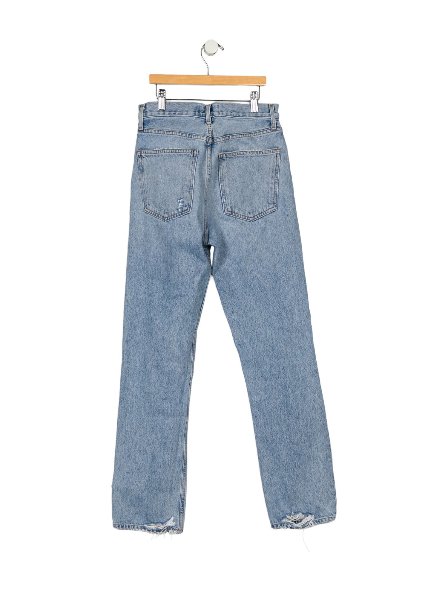 AGOLDE High-Rise Straight Leg Jeans