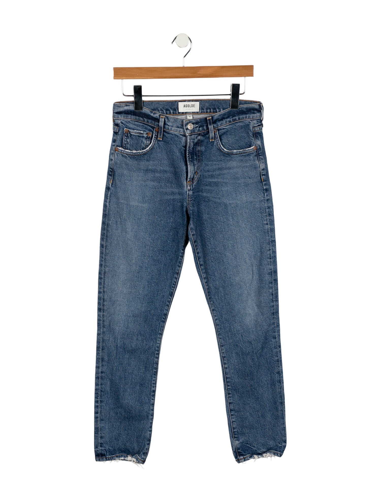 AGOLDE Mid-Rise Skinny Leg Jeans