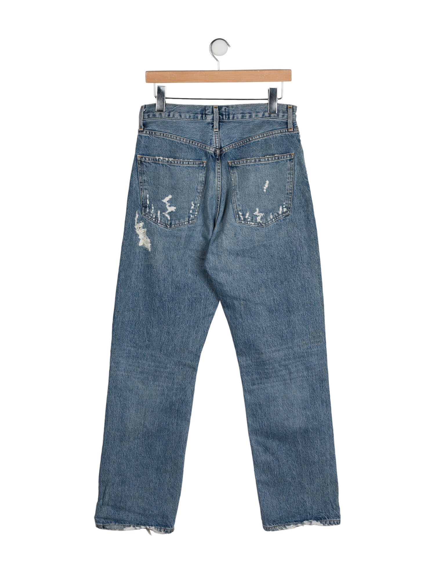 AGOLDE High-Rise Straight Leg Jeans