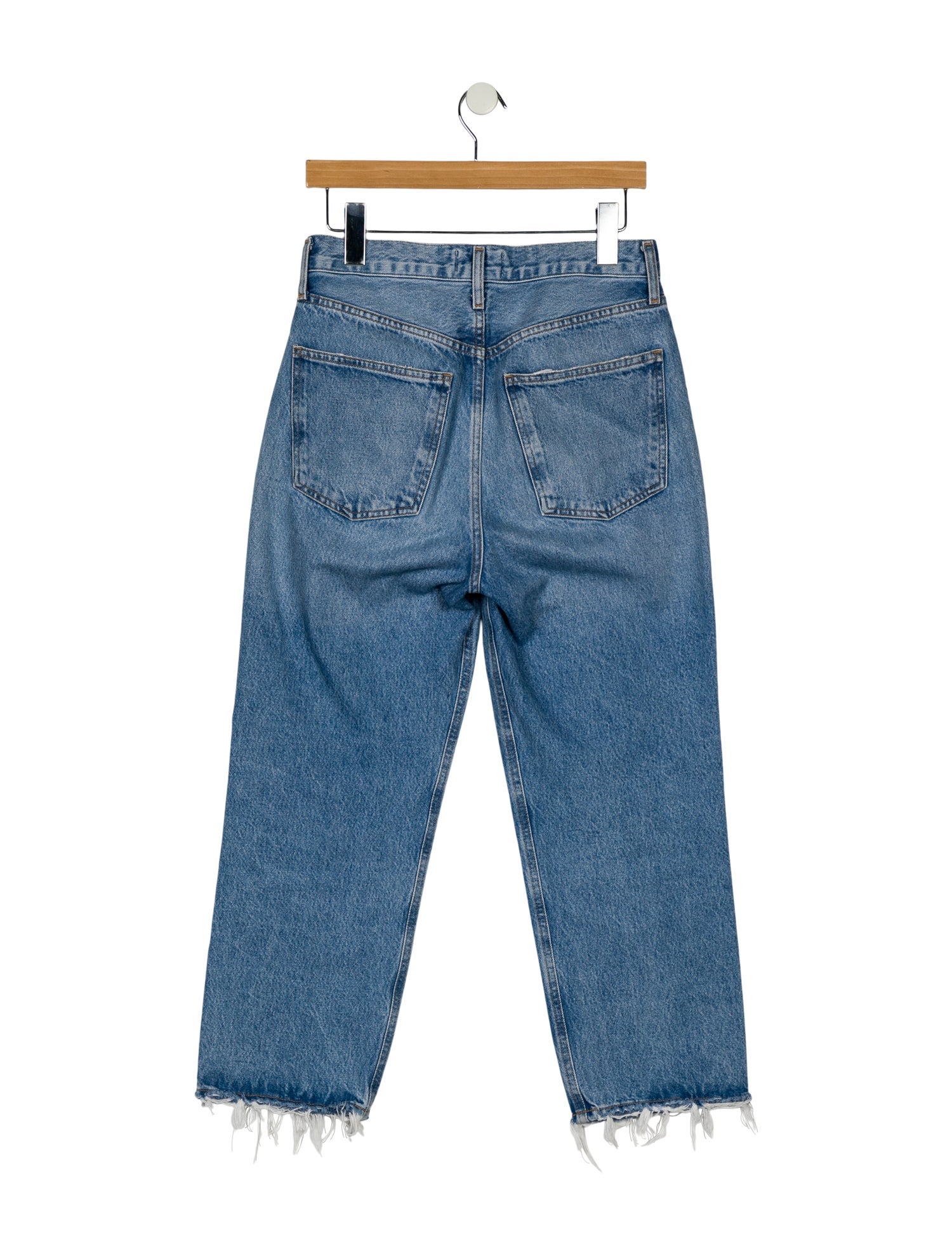 AGOLDE Mid-Rise Straight Leg Jeans