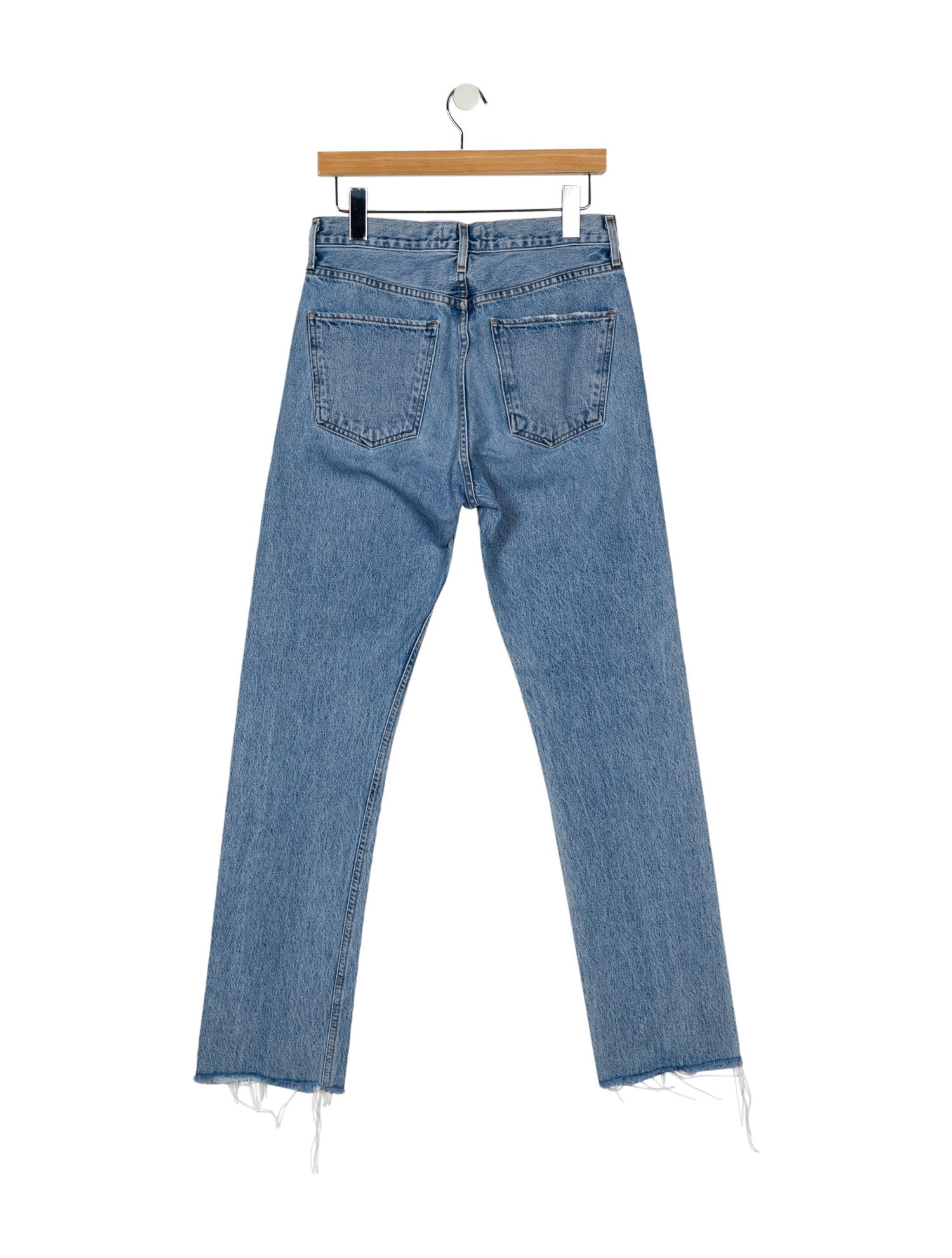 AGOLDE Mid-Rise Straight Leg Jeans