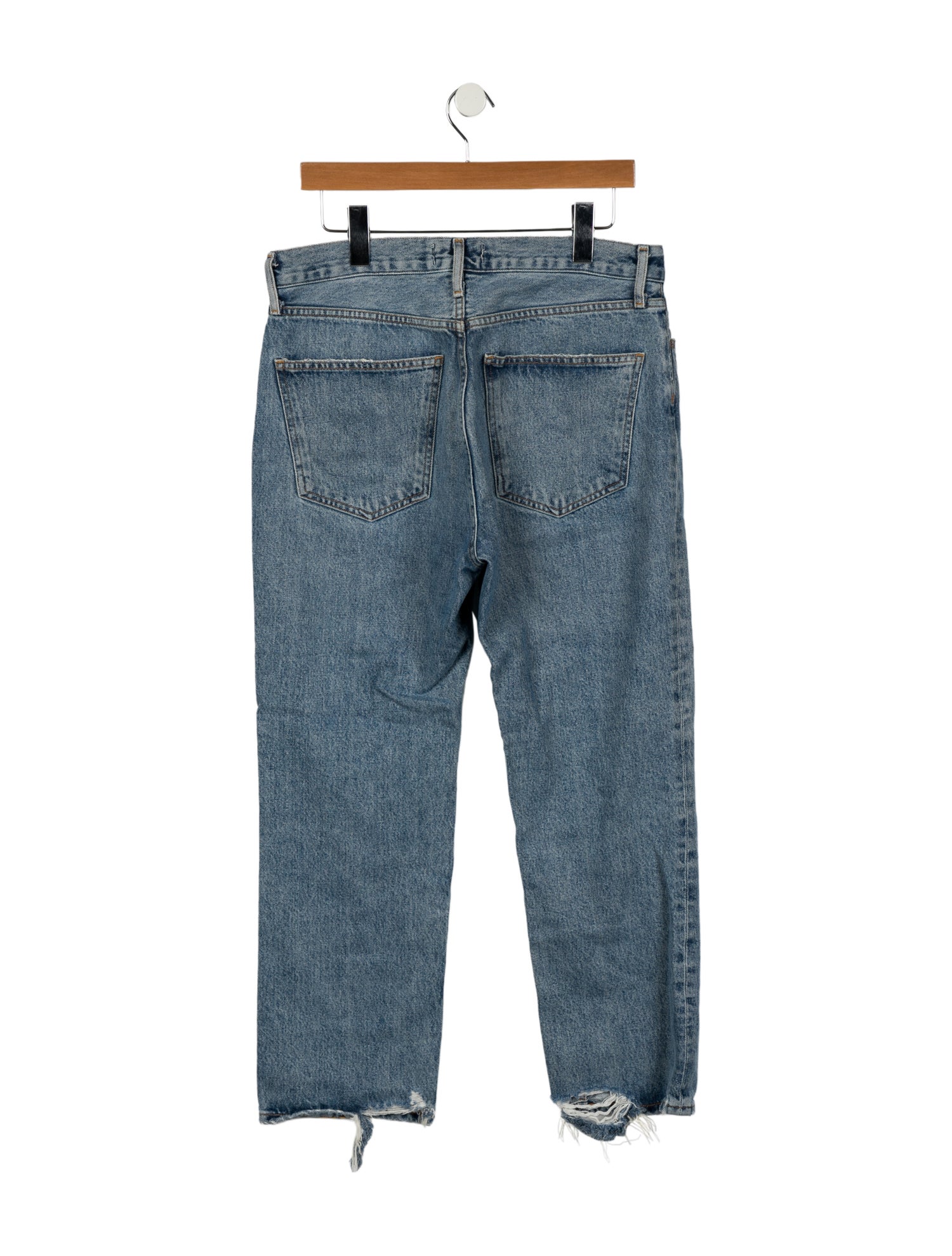 AGOLDE High-Rise Straight Leg Jeans