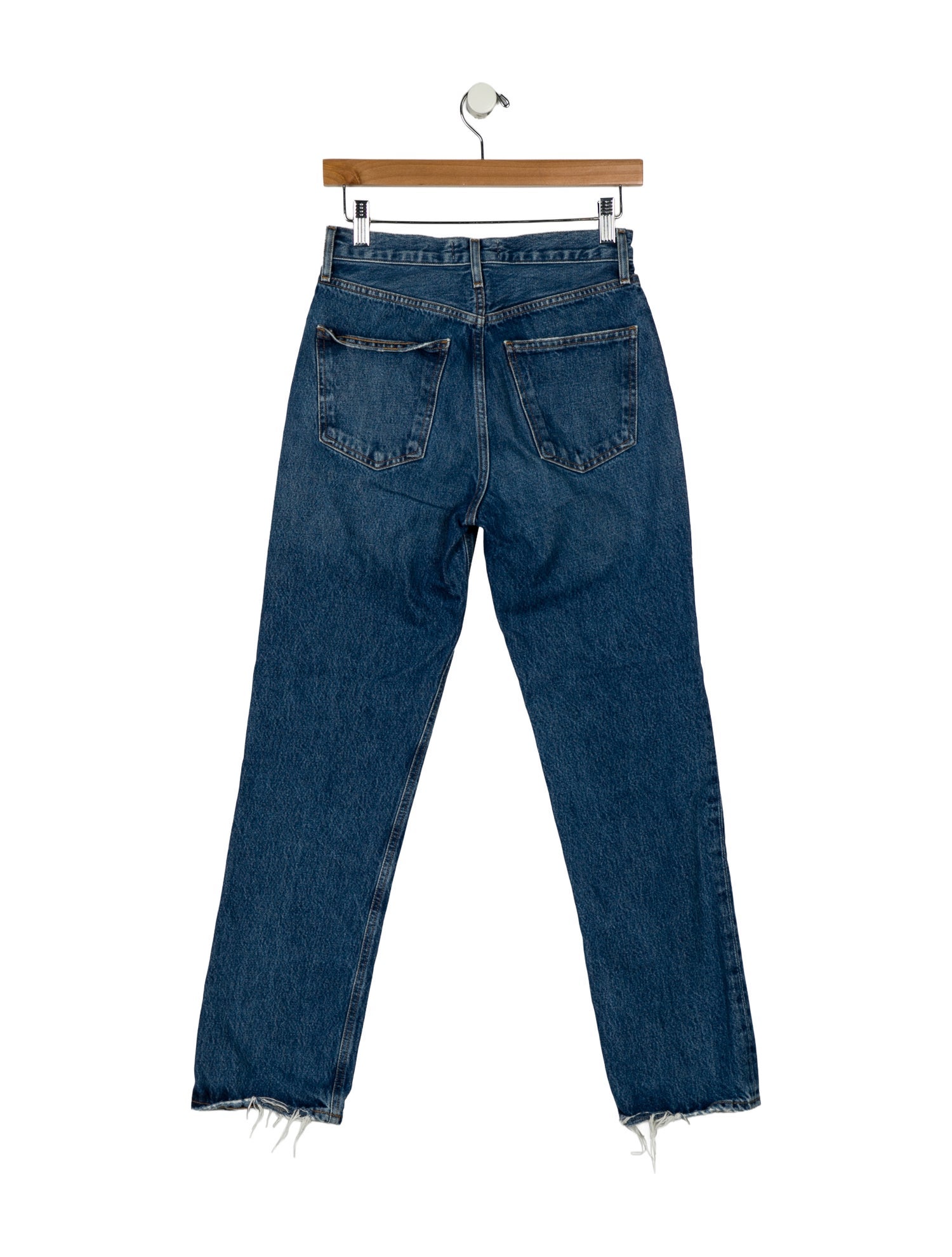 AGOLDE Mid-Rise Straight Leg Jeans