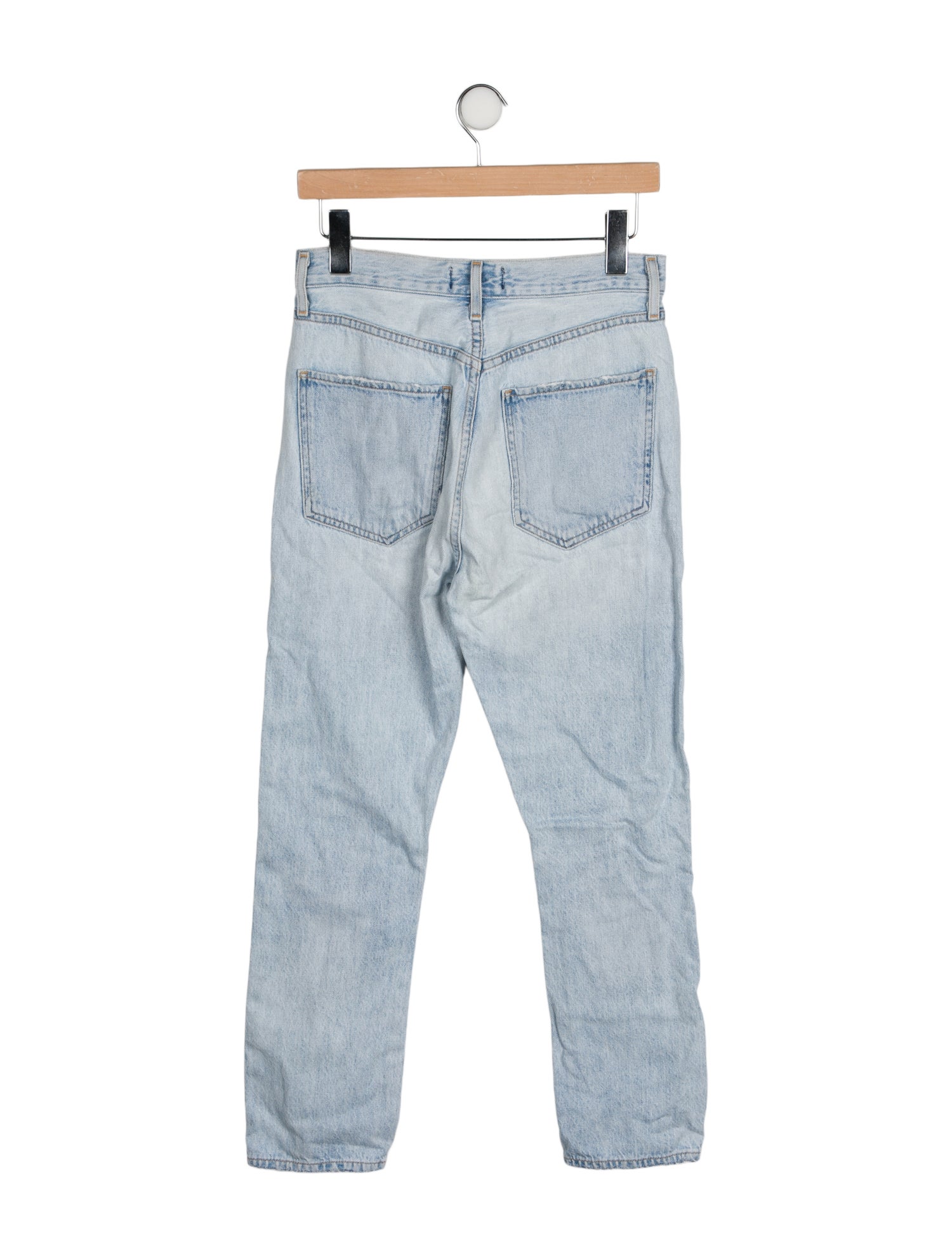 AGOLDE High-Rise Straight Leg Jeans