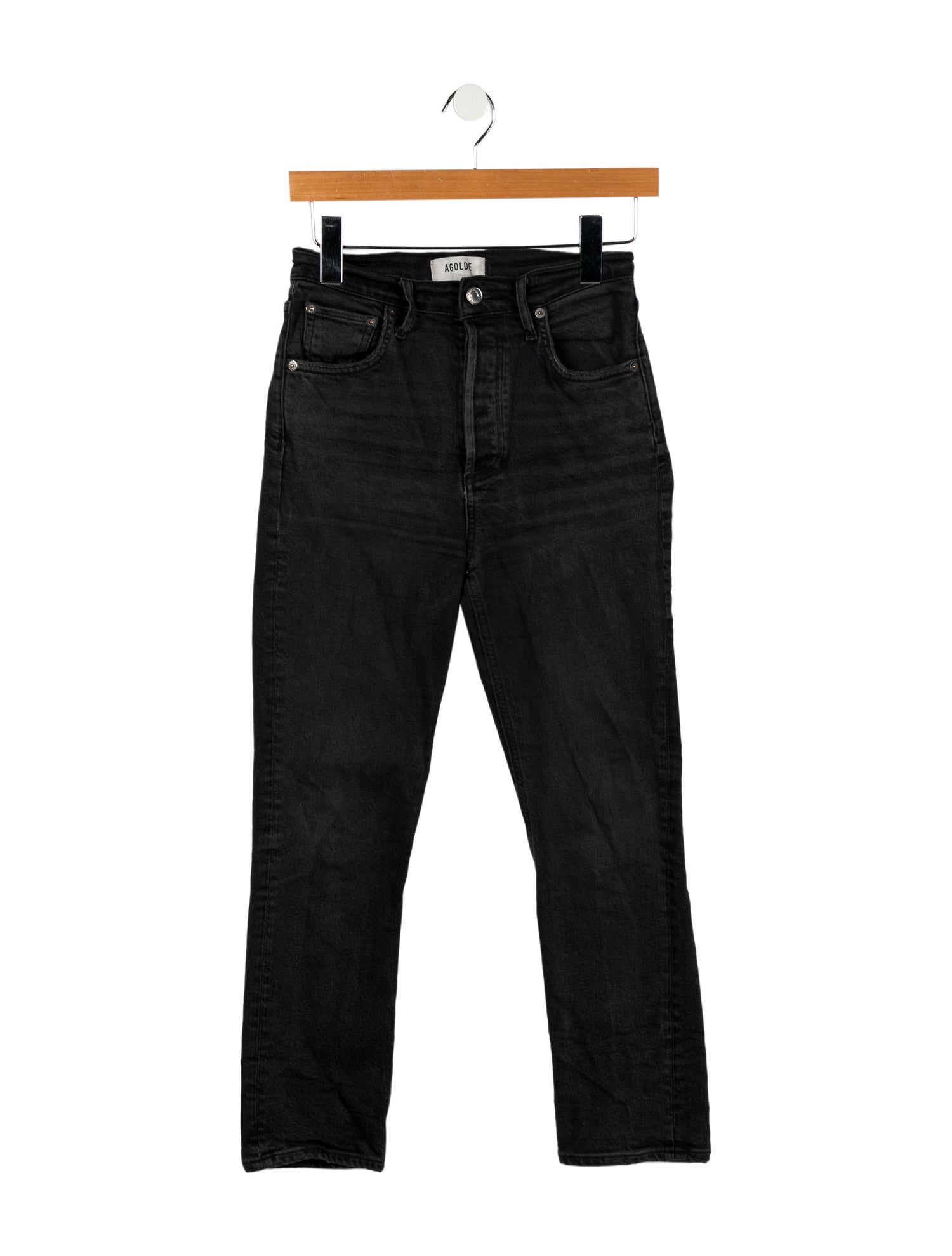 AGOLDE High-Rise Straight Leg Jeans
