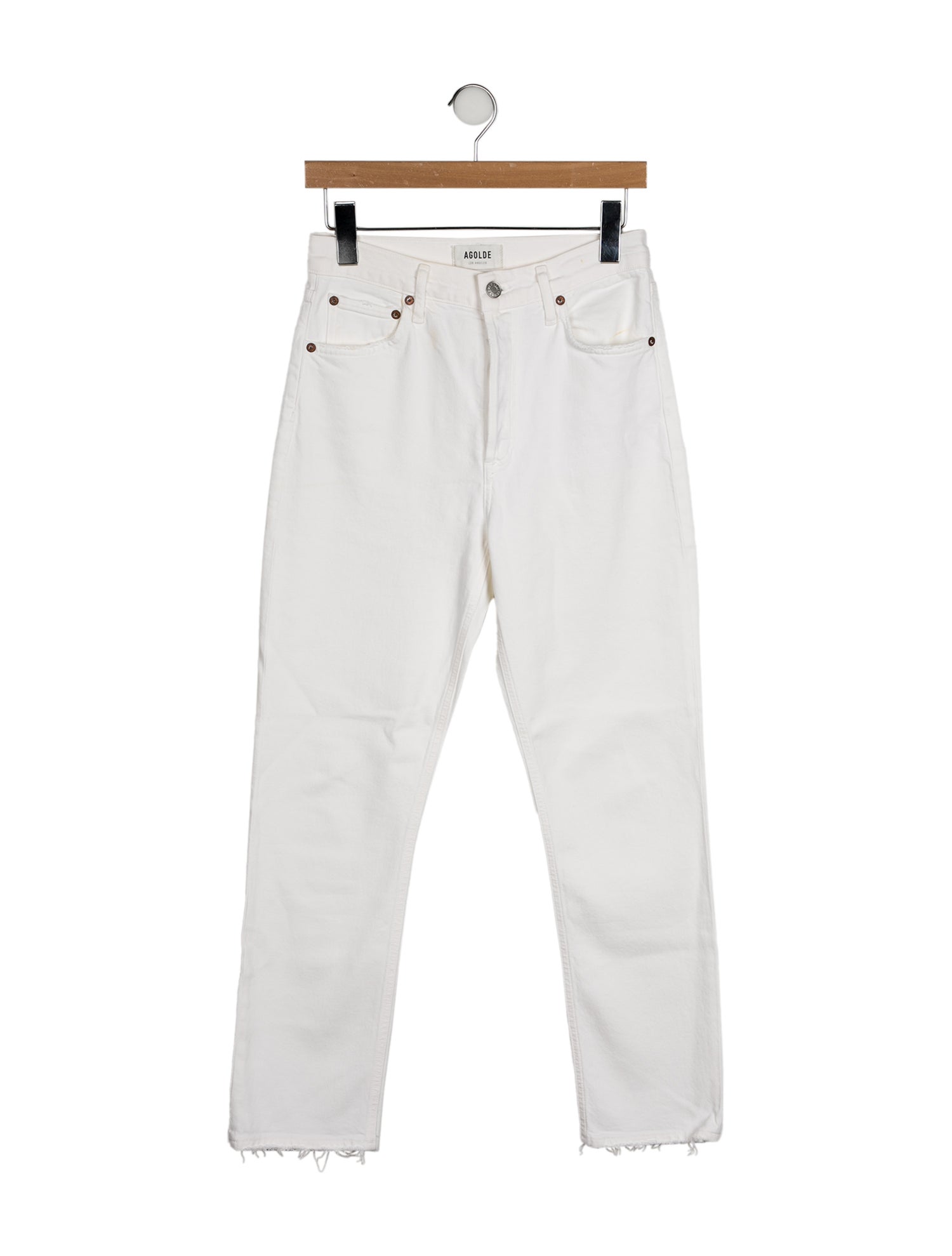 AGOLDE High-Rise Straight Leg Jeans