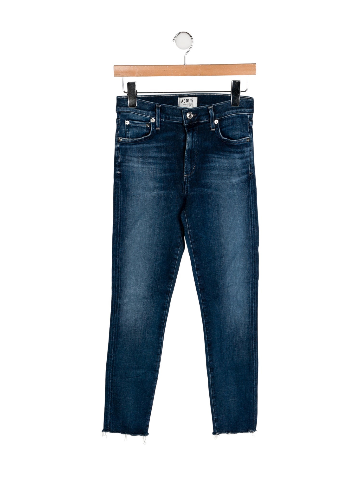 AGOLDE Mid-Rise Skinny Leg Jeans