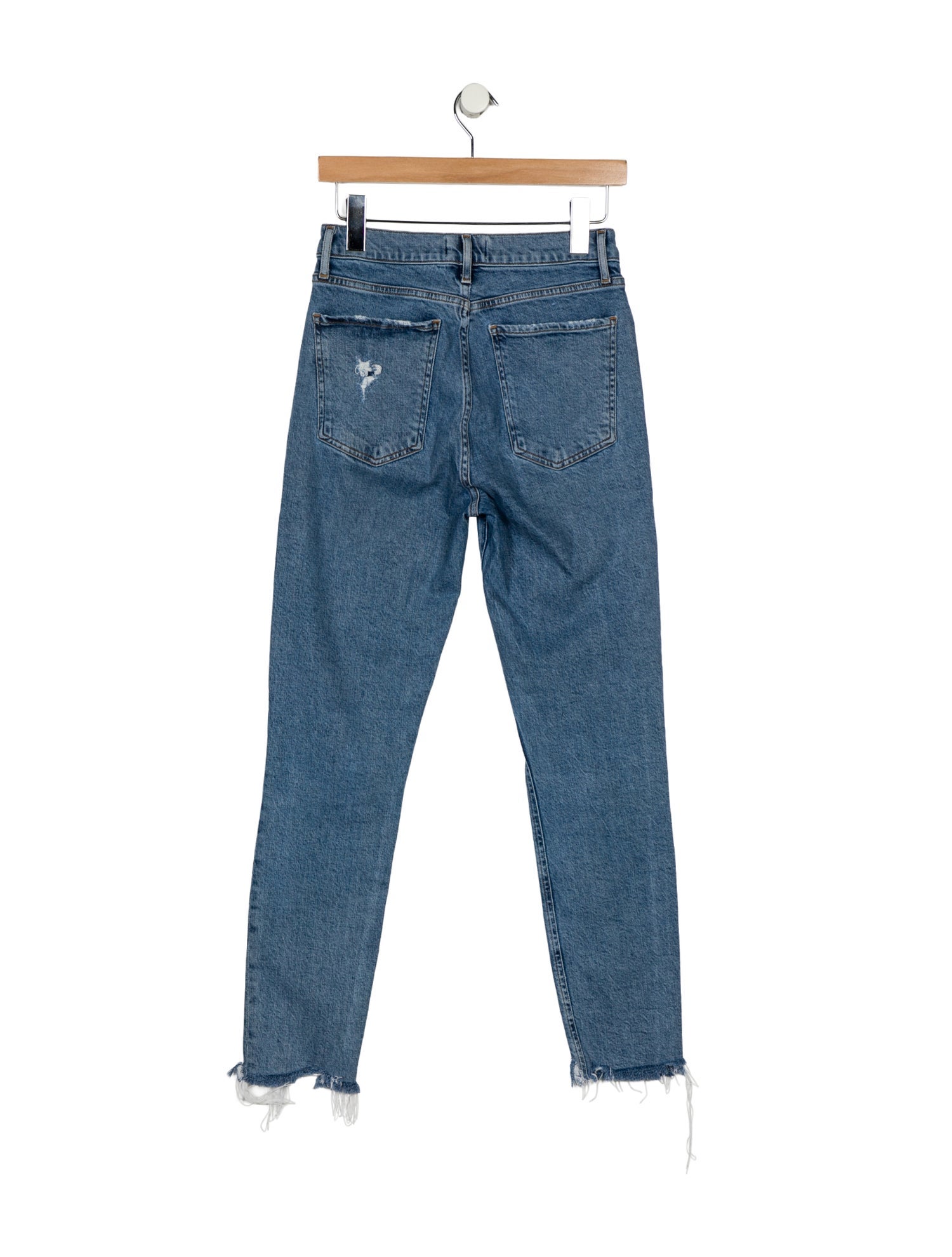 AGOLDE Mid-Rise Skinny Leg Jeans