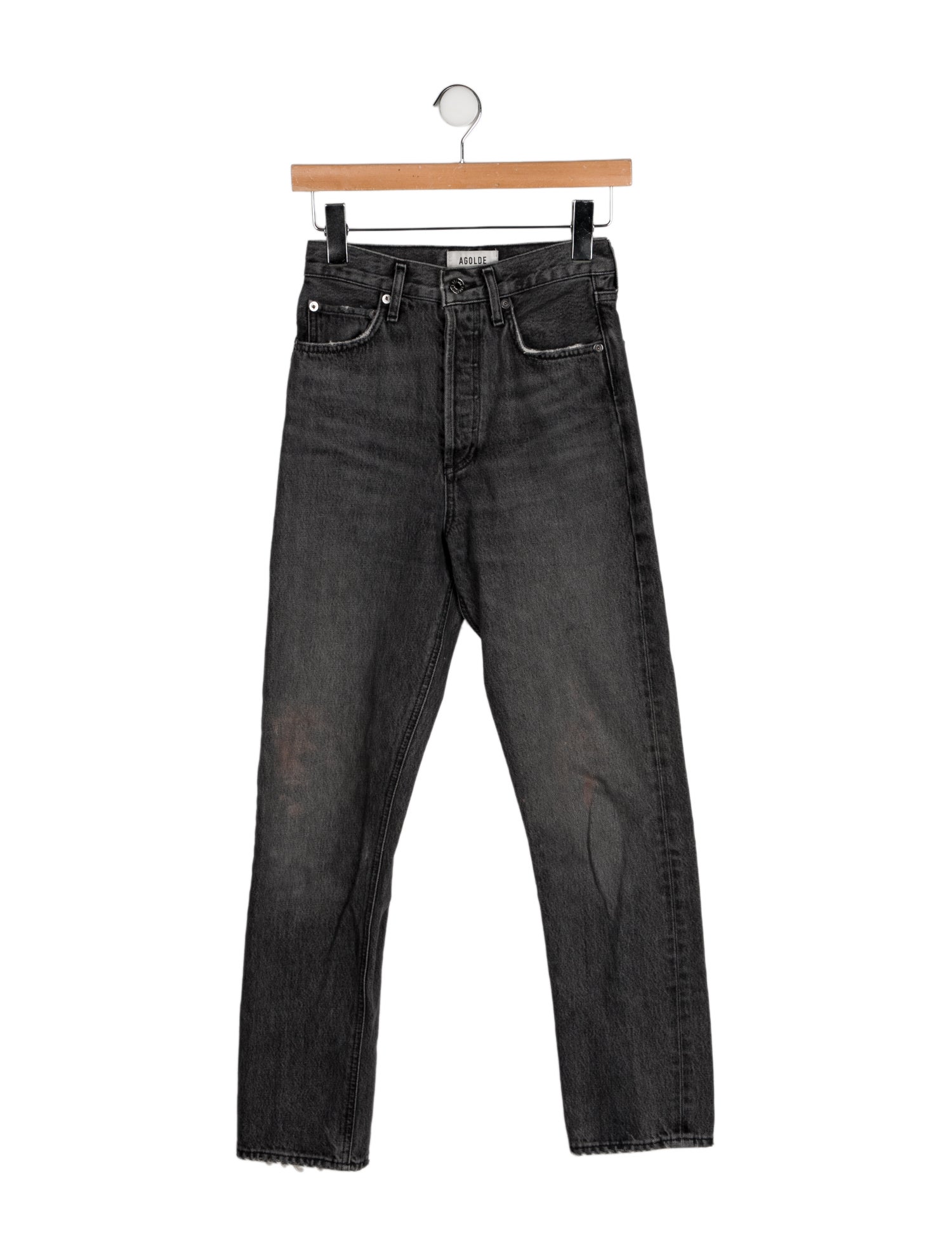 AGOLDE High-Rise Straight Leg Jeans