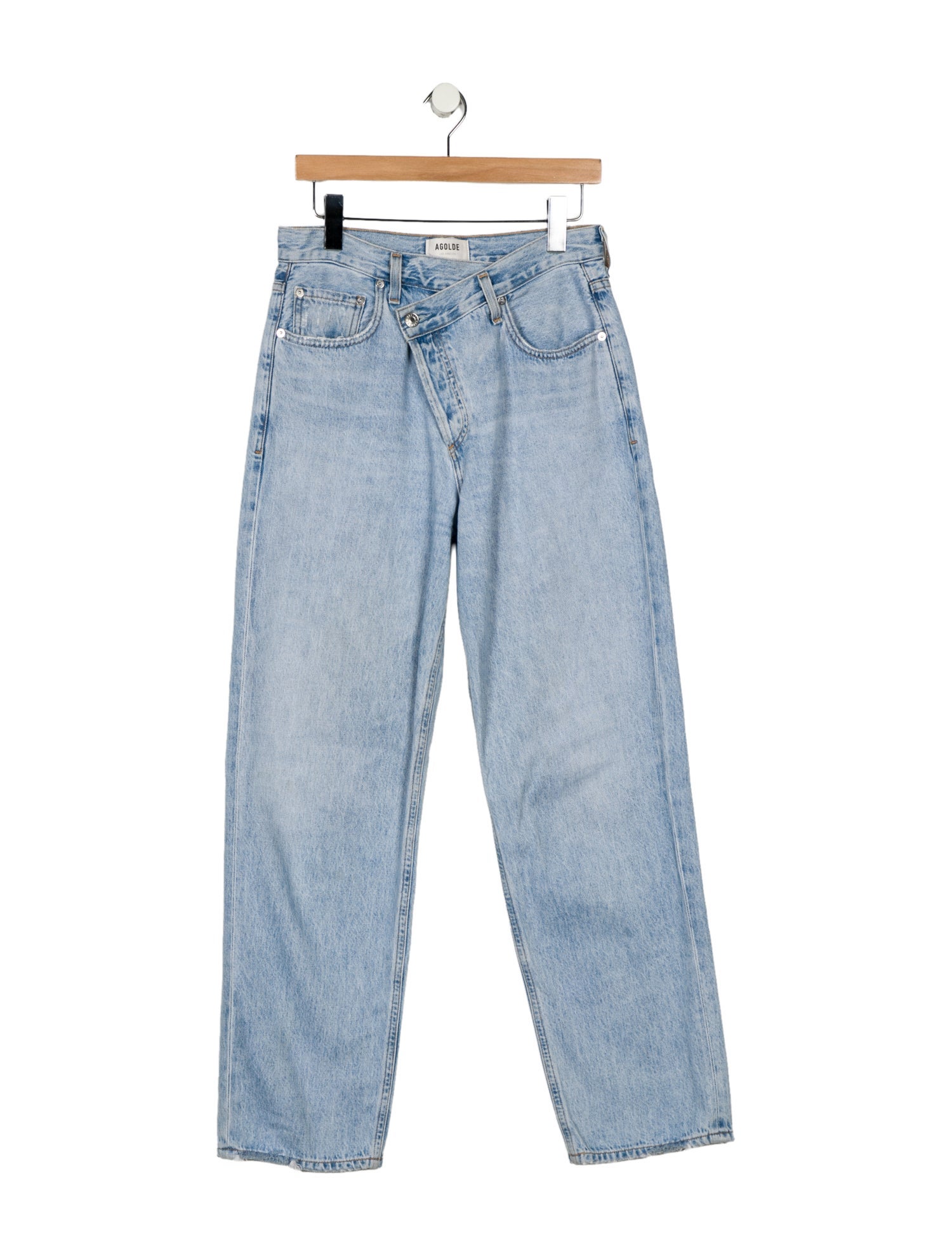AGOLDE High-Rise Straight Leg Jeans