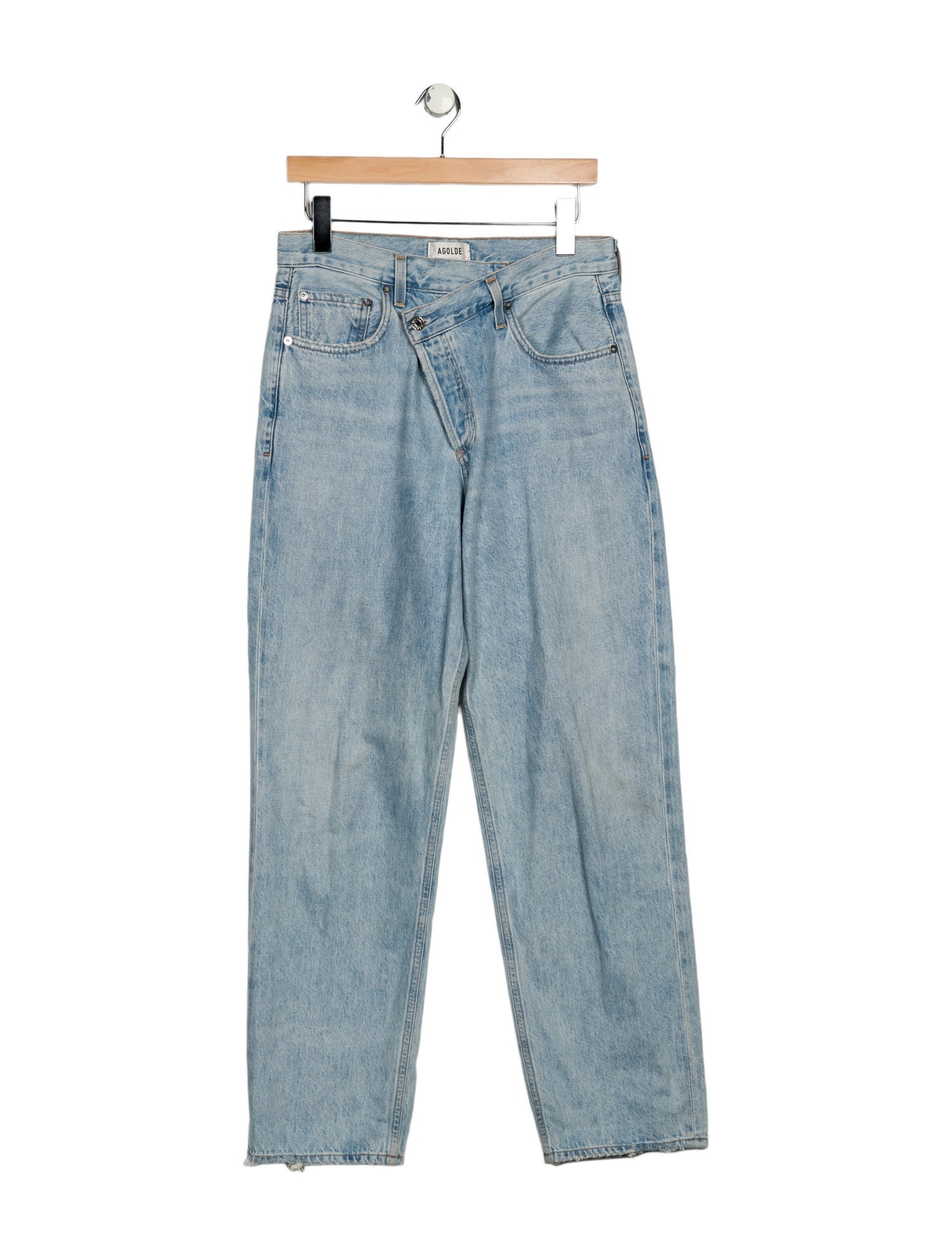 AGOLDE High-Rise Straight Leg Jeans