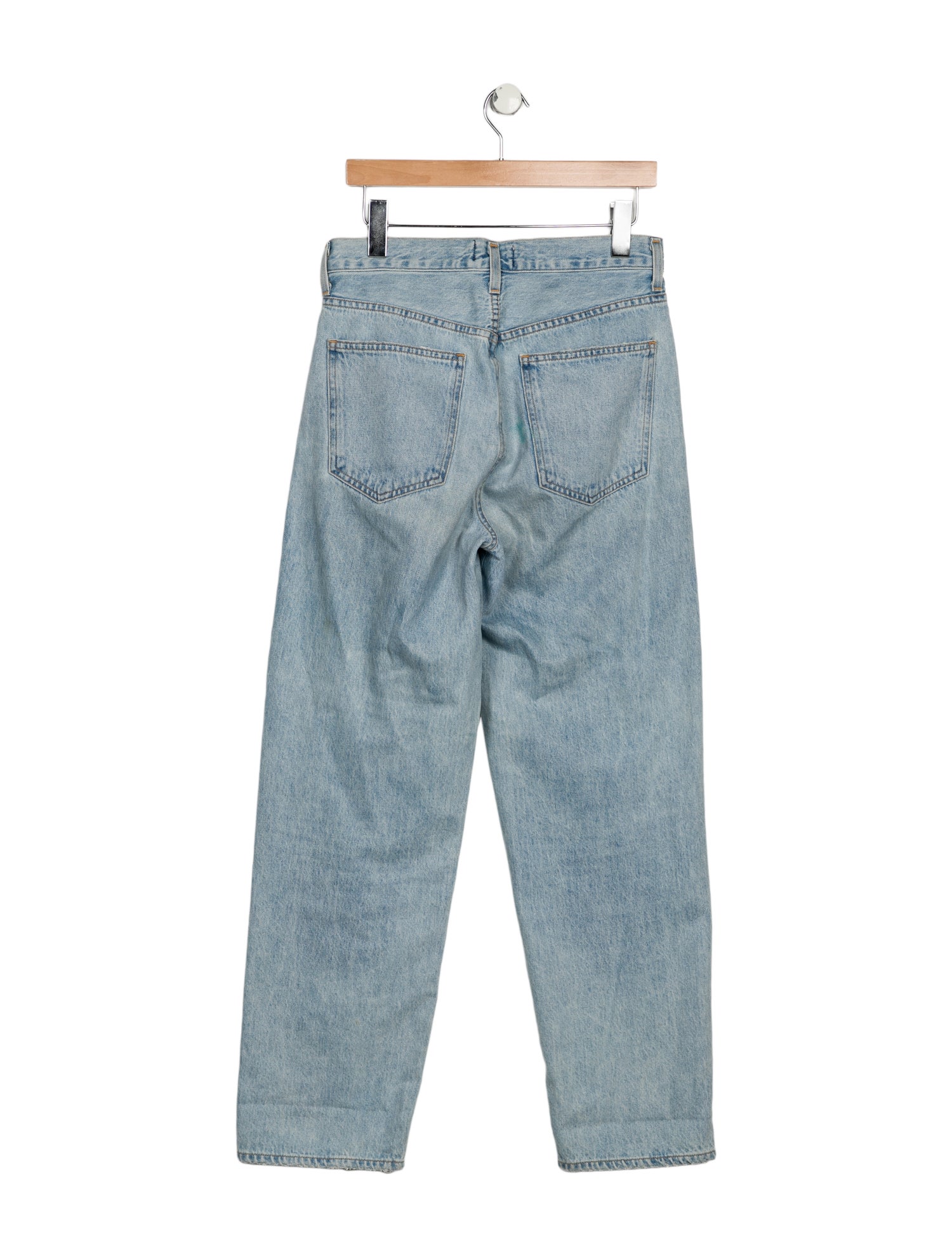 AGOLDE High-Rise Straight Leg Jeans