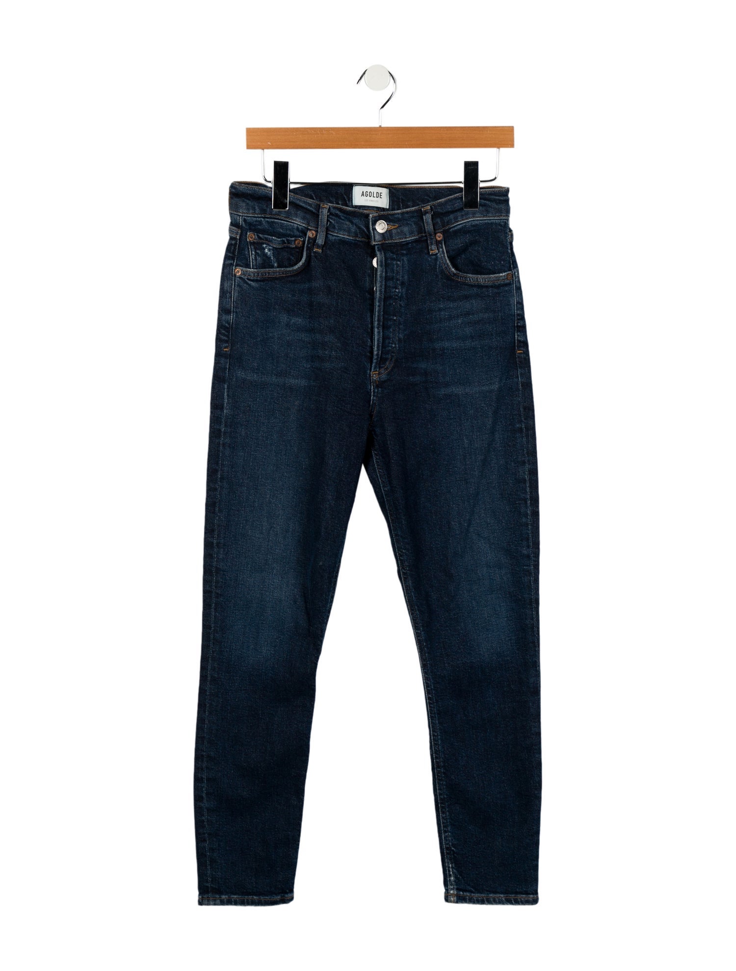 AGOLDE High-Rise Skinny Leg Jeans
